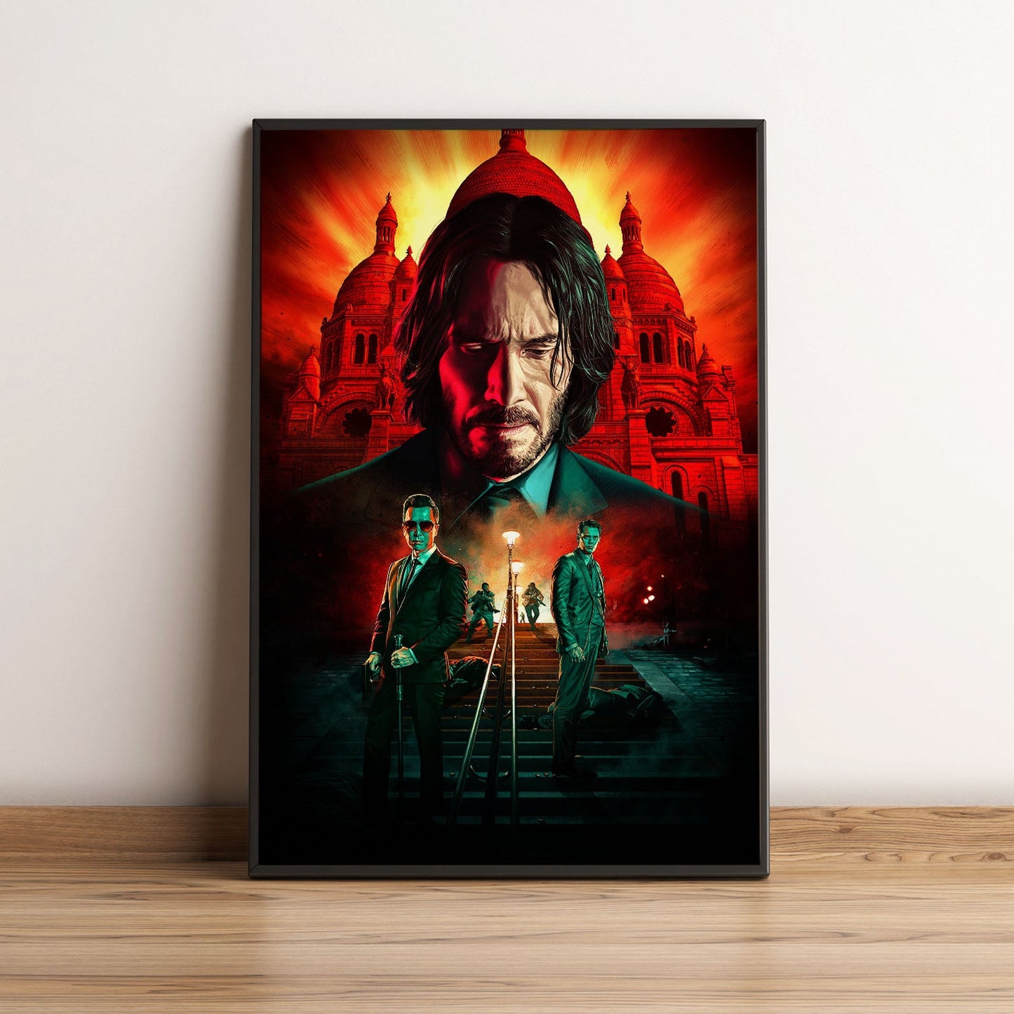Flex Designs Poster John Wick - Chapter 4 Key Art 5 x 7" Home Goods - Movie 2023 Movie Poster