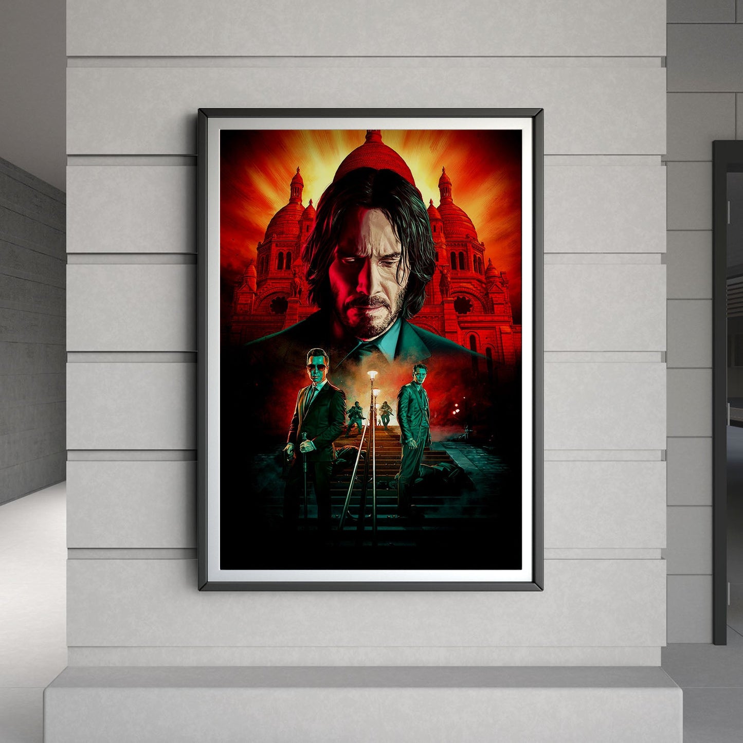 Flex Designs Poster John Wick - Chapter 4 Key Art 8 x 10" Home Goods - Movie 2023 Movie Poster