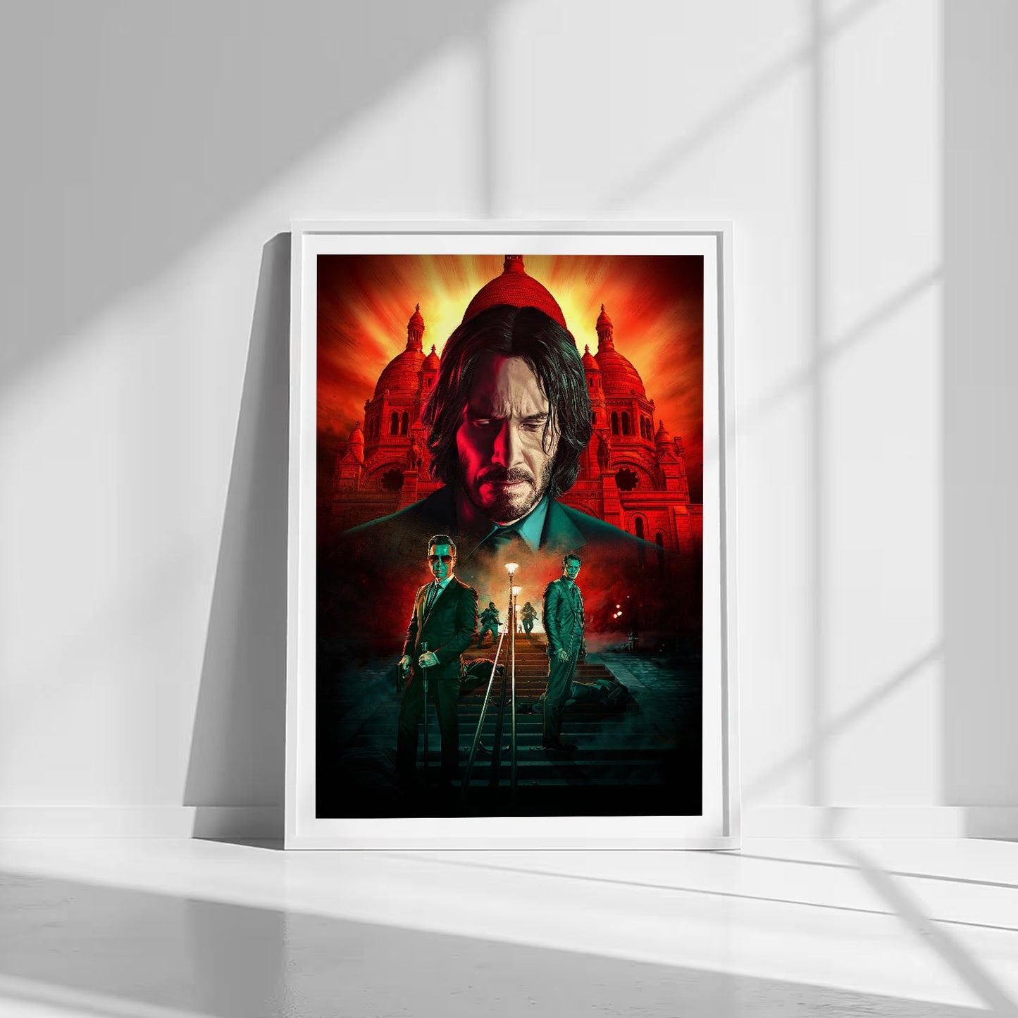 Flex Designs Poster John Wick - Chapter 4 Key Art 8 x 10" Home Goods - Movie 2023 Movie Poster