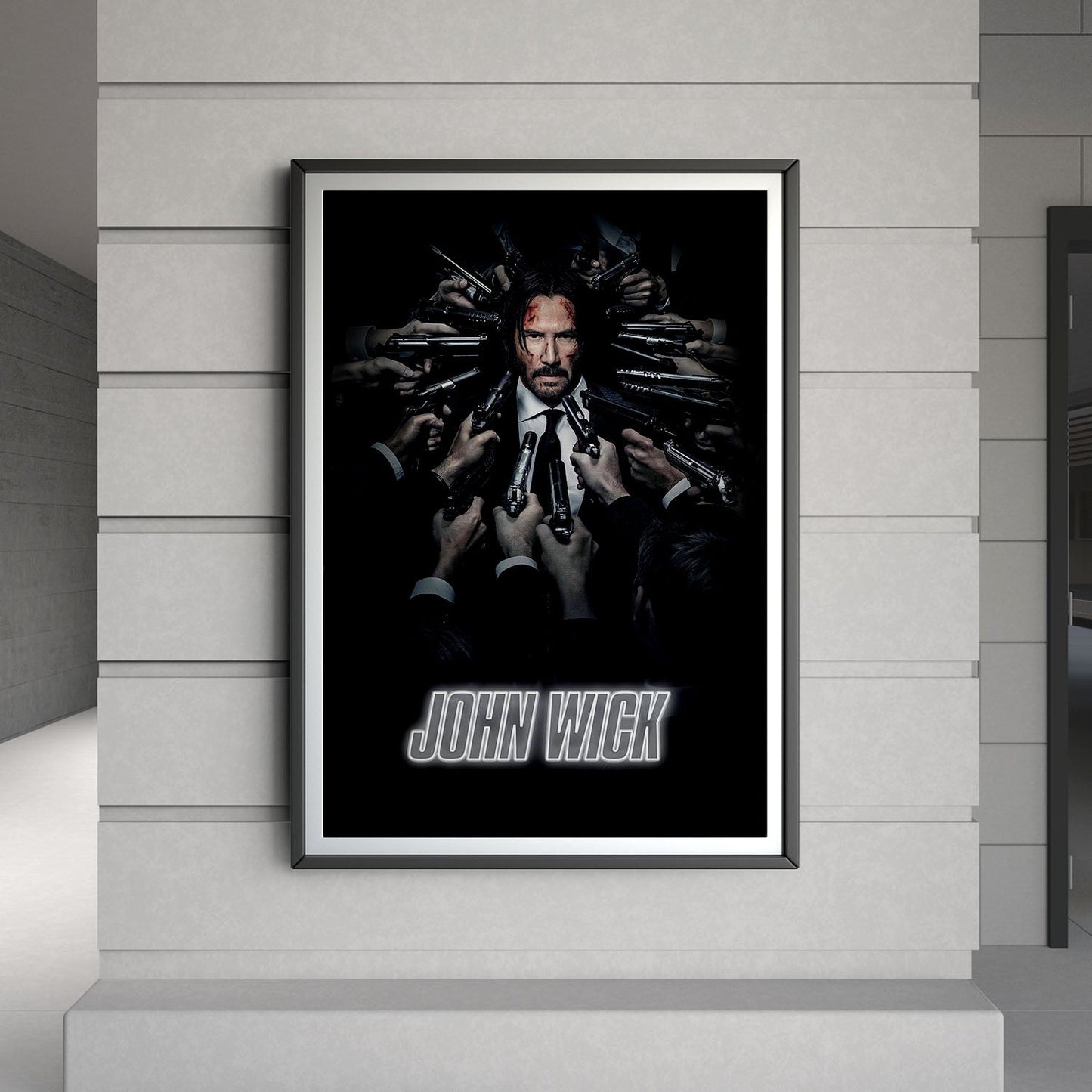Flex Designs Poster John Wick Cinematic 8 x 10" Home Goods - Movie 2014 Movie Poster