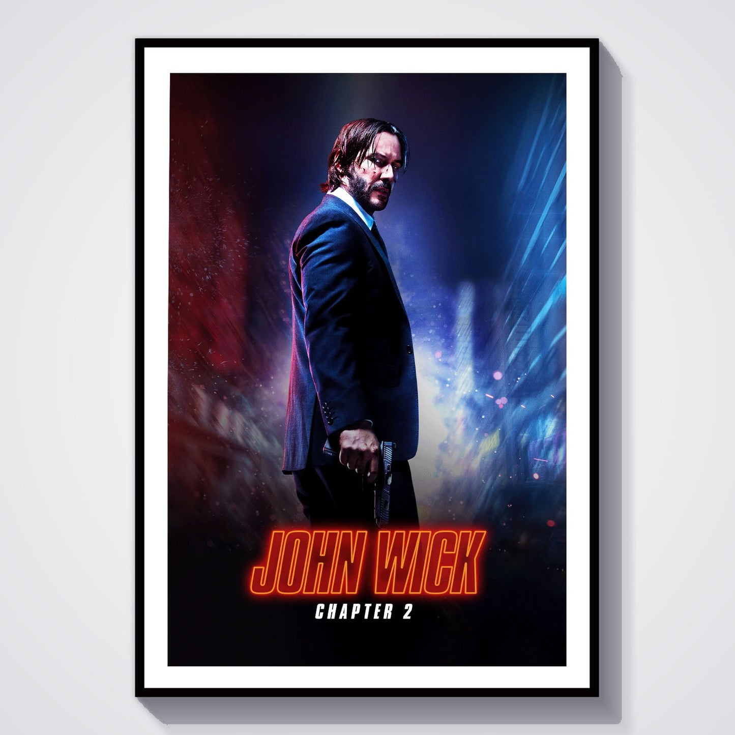 Flex Designs Poster John Wick Chapter 2 Classic 8 x 10" Home Goods - Movie 2017 Movie Poster