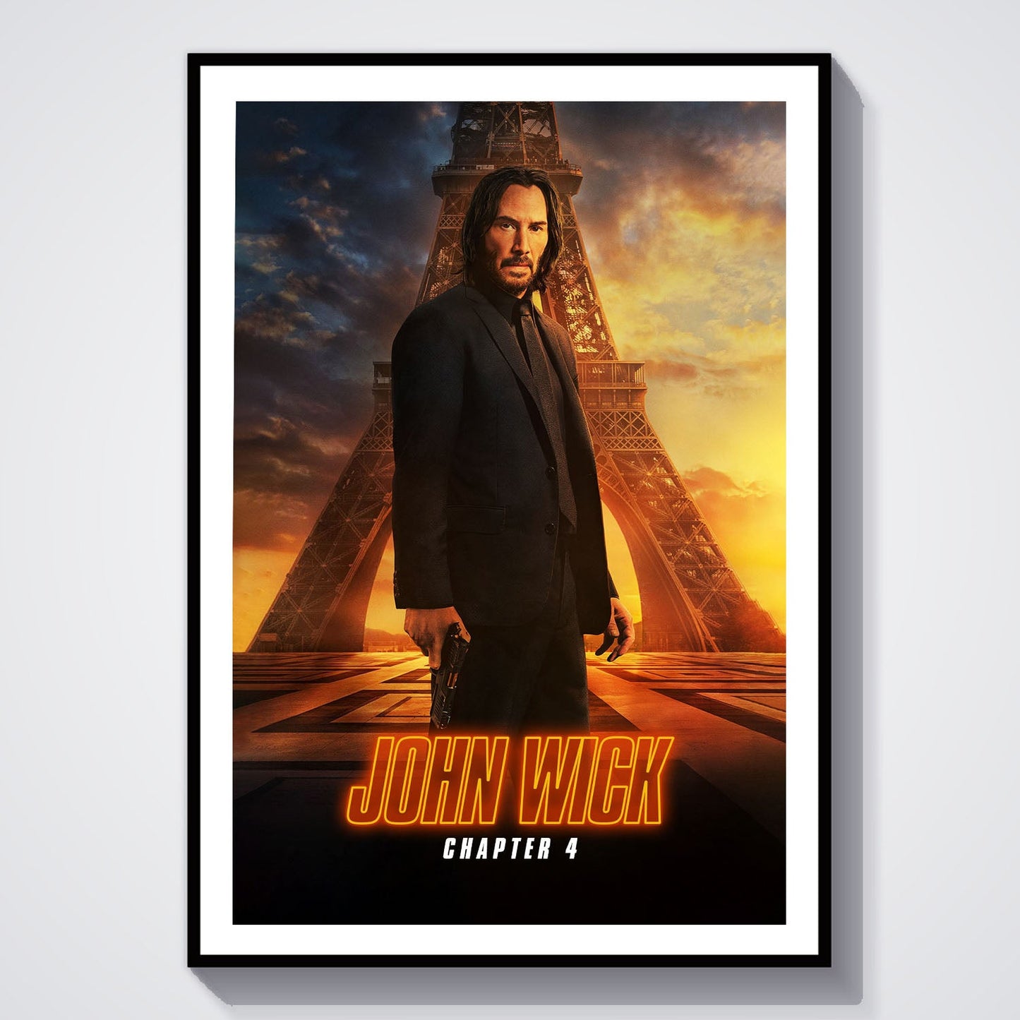 Flex Designs Poster John Wick Chapter 4 Classic 8 x 10" Home Goods - Movie 2023 Movie Poster
