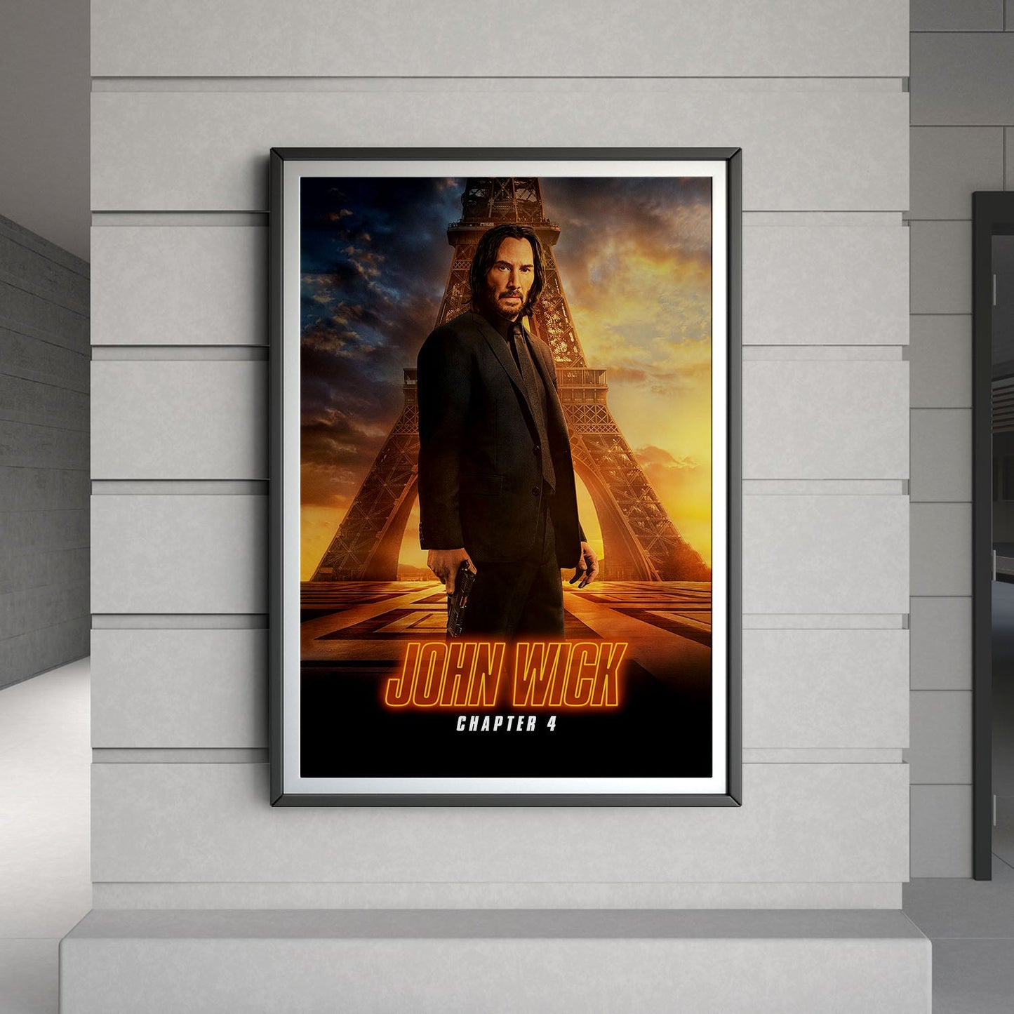 Flex Designs Poster John Wick Chapter 4 Classic 8 x 10" Home Goods - Movie 2023 Movie Poster