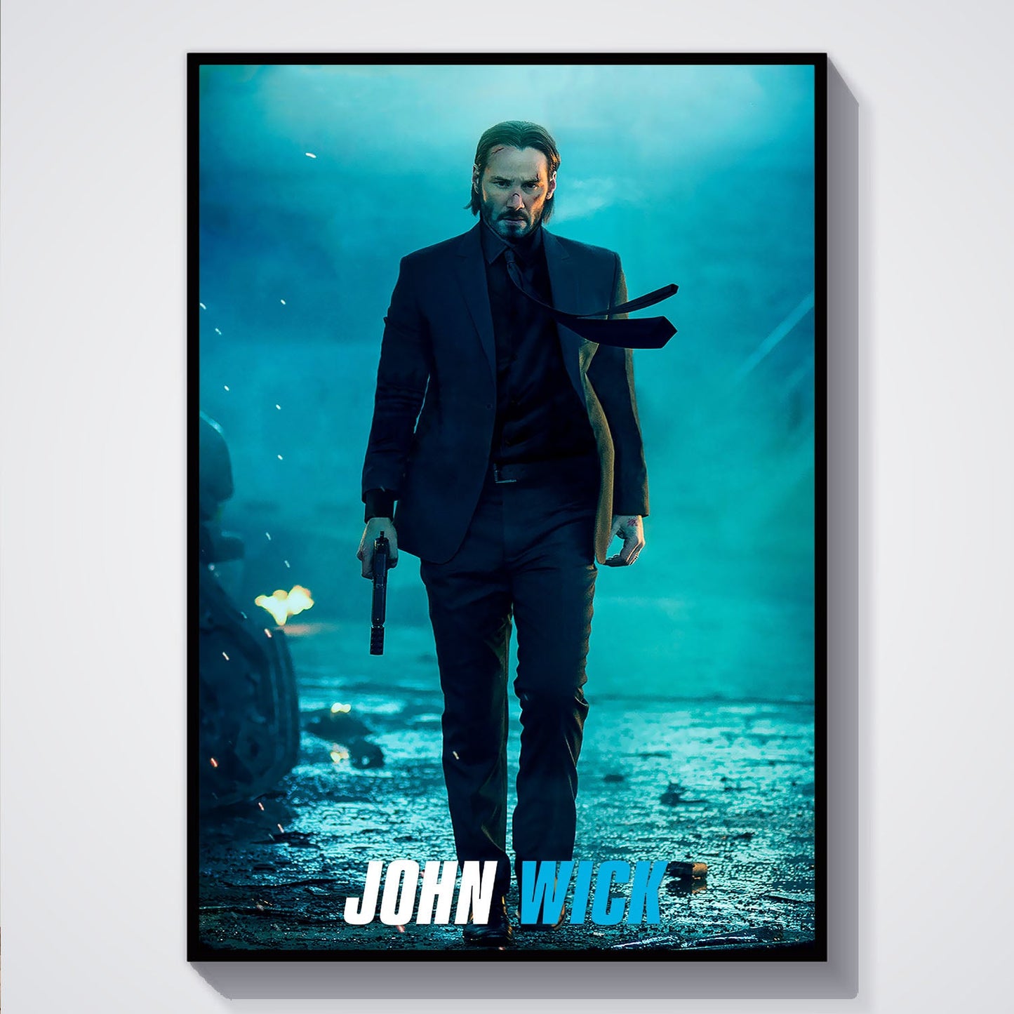 Flex Designs Poster John Wick Theatrical 5 x 7" Home Goods - Movie 2014 Movie Poster