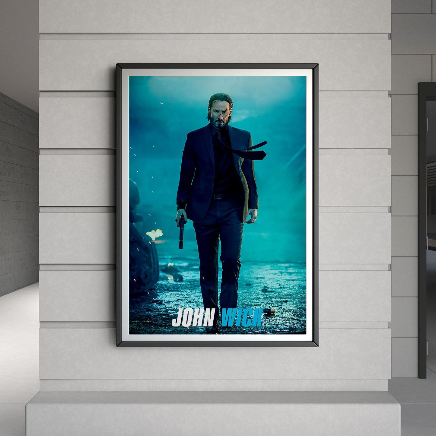 Flex Designs Poster John Wick Theatrical 8 x 10" Home Goods - Movie 2014 Movie Poster
