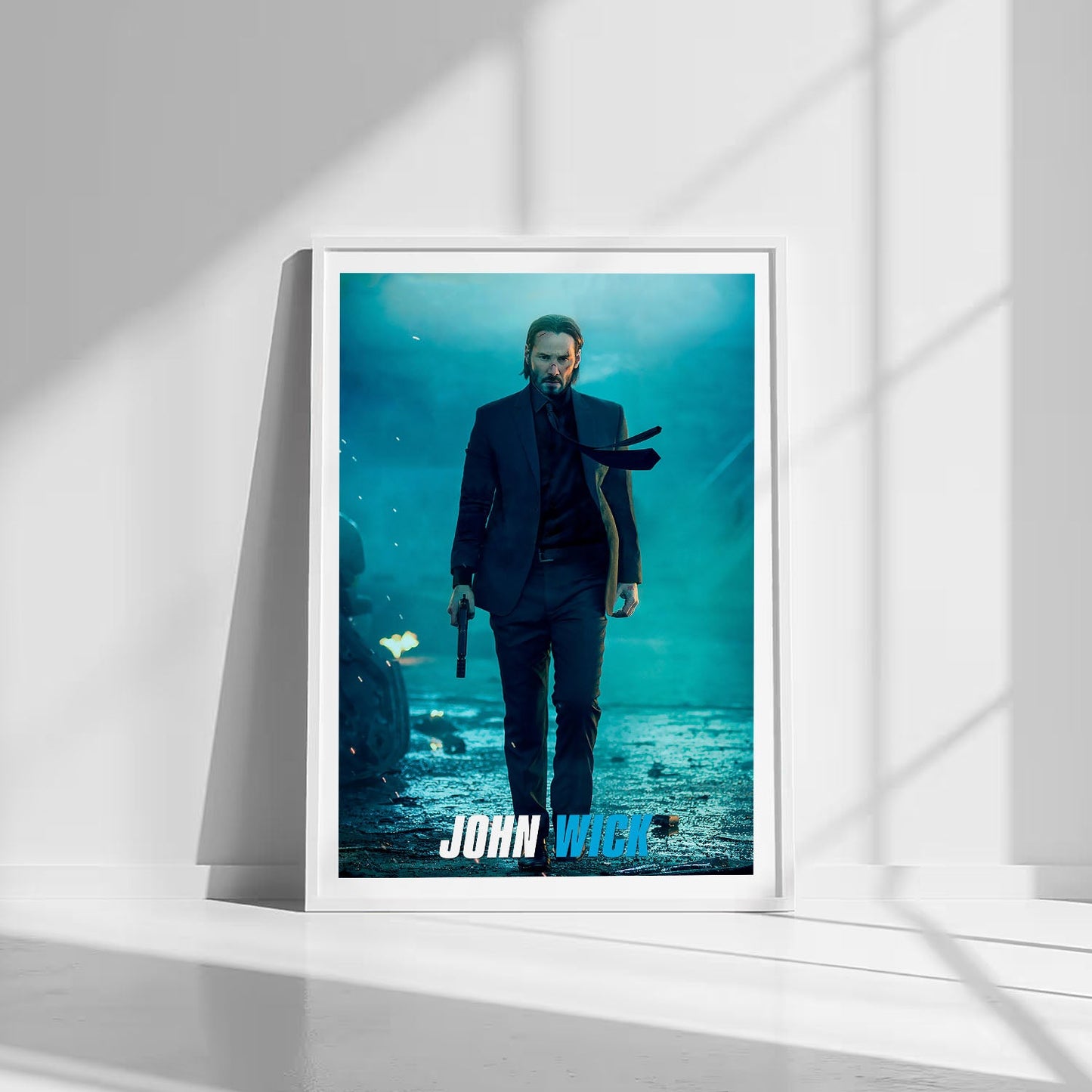 Flex Designs Poster John Wick Theatrical 8 x 10" Home Goods - Movie 2014 Movie Poster