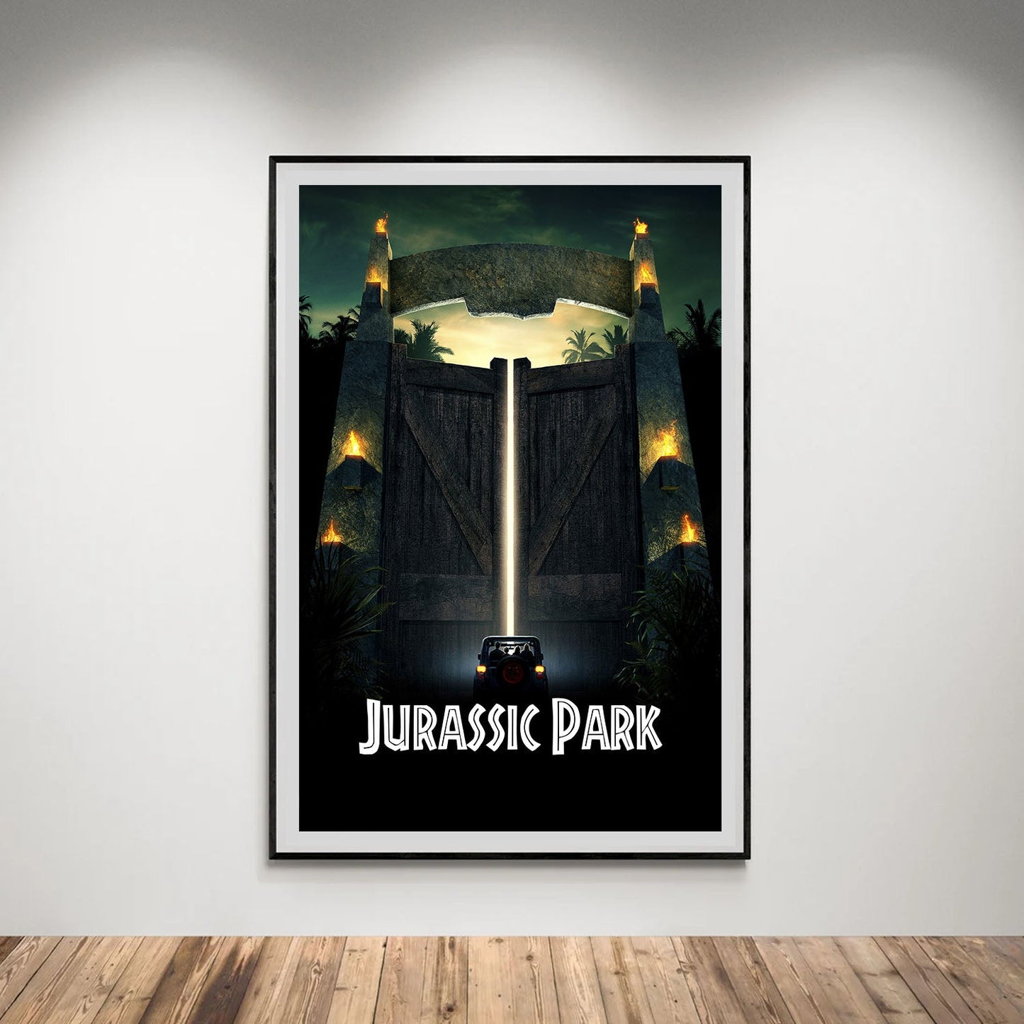 Flex Designs Poster Jurassic Park Cinematic 5 x 7" Home Goods - Movie 1993 Movie Poster