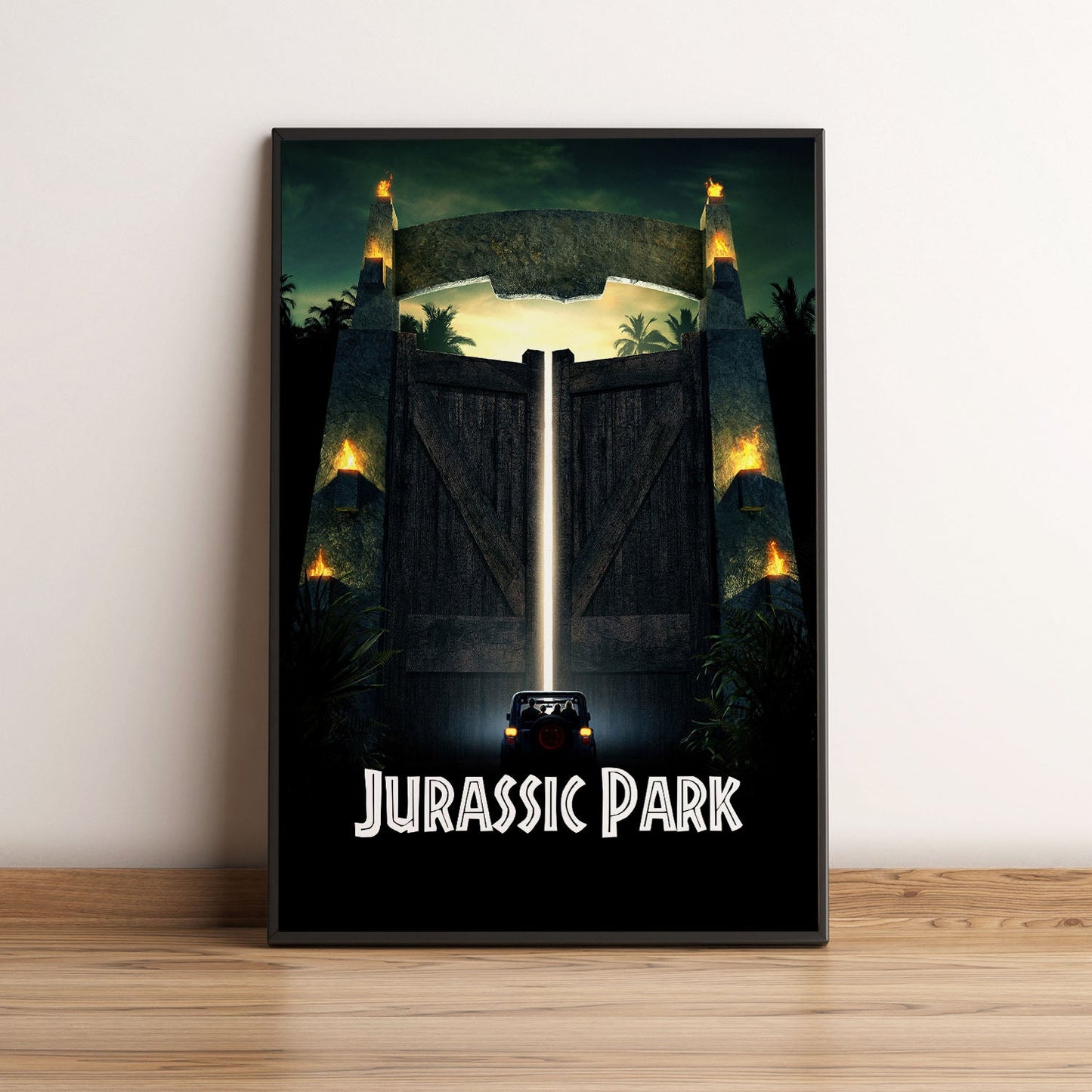 Flex Designs Poster Jurassic Park Cinematic 5 x 7" Home Goods - Movie 1993 Movie Poster