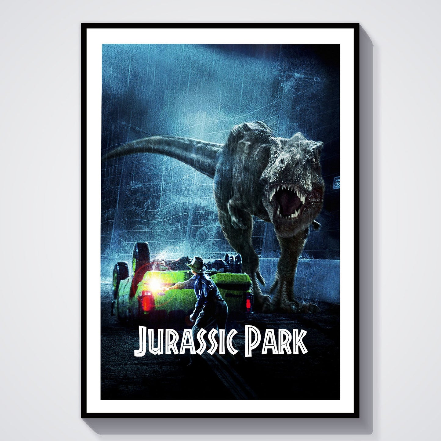 Flex Designs Poster Jurassic Park Classic 8 x 10" Home Goods - Movie 1993 Movie Poster
