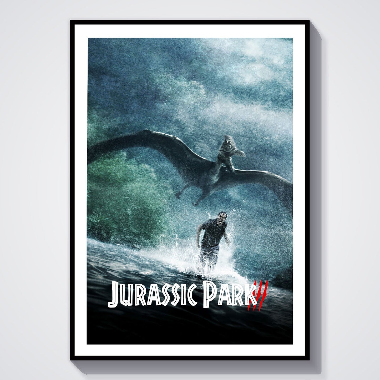 Flex Designs Poster Jurassic Park III Classic 8 x 10" Home Goods - Movie 2001 Movie Poster