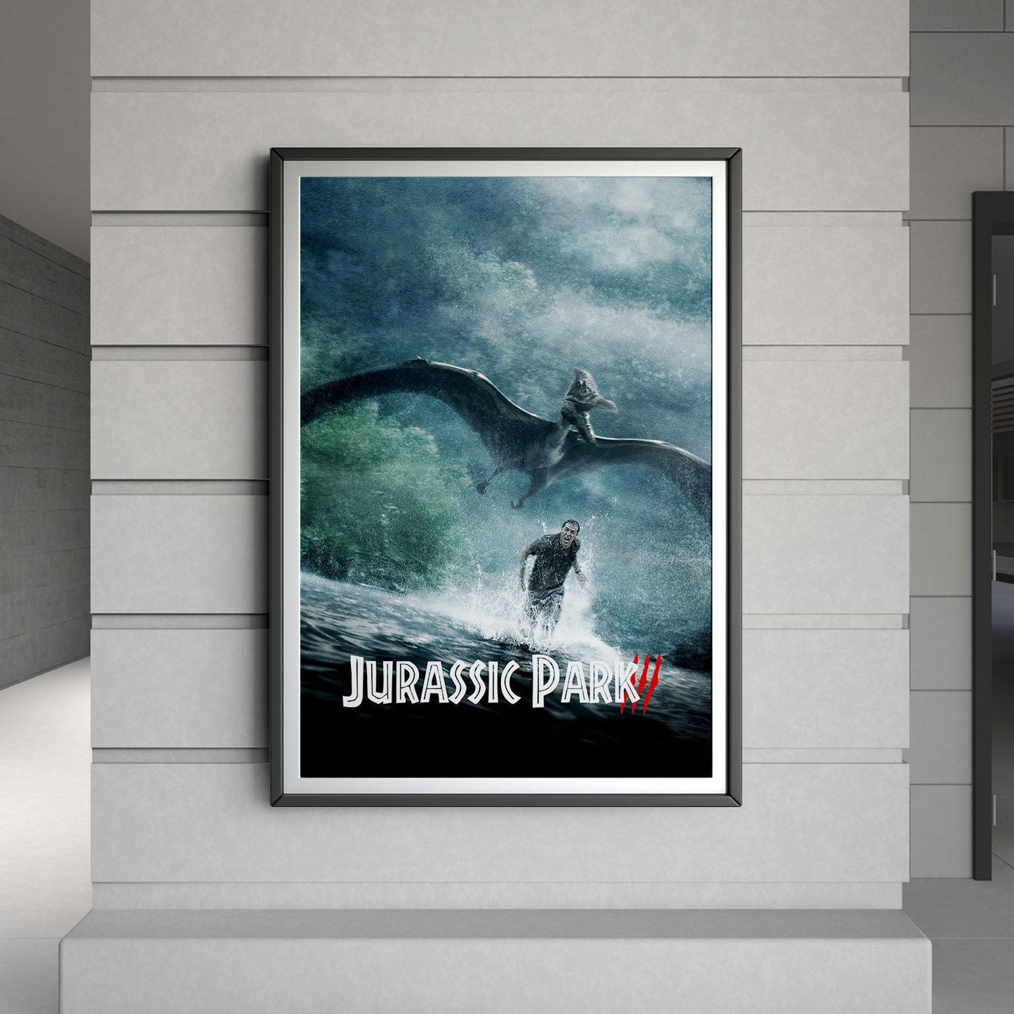 Flex Designs Poster Jurassic Park III Classic 8 x 10" Home Goods - Movie 2001 Movie Poster