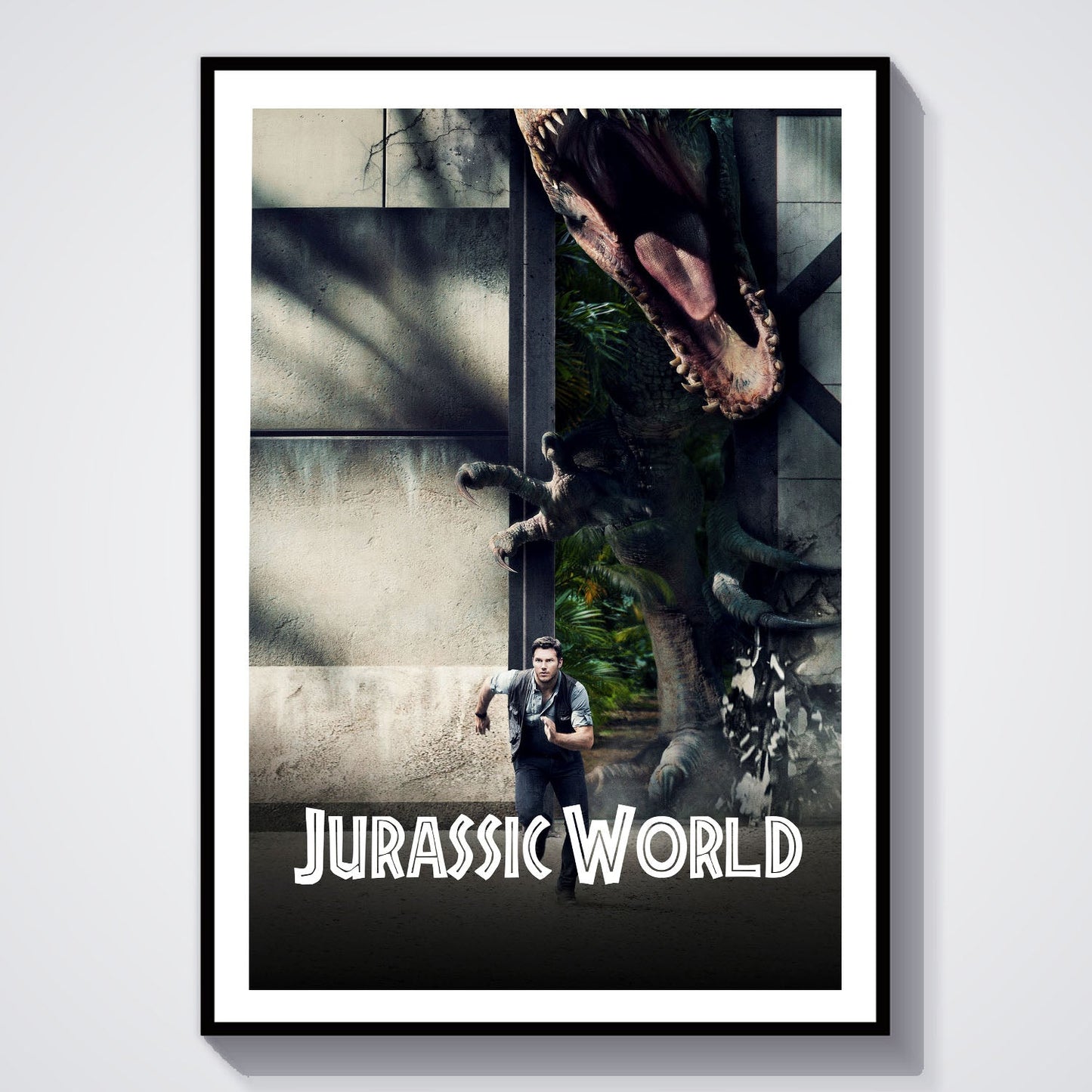 Flex Designs Poster Jurassic World Classic 8 x 10" Home Goods - Movie 2015 Movie Poster