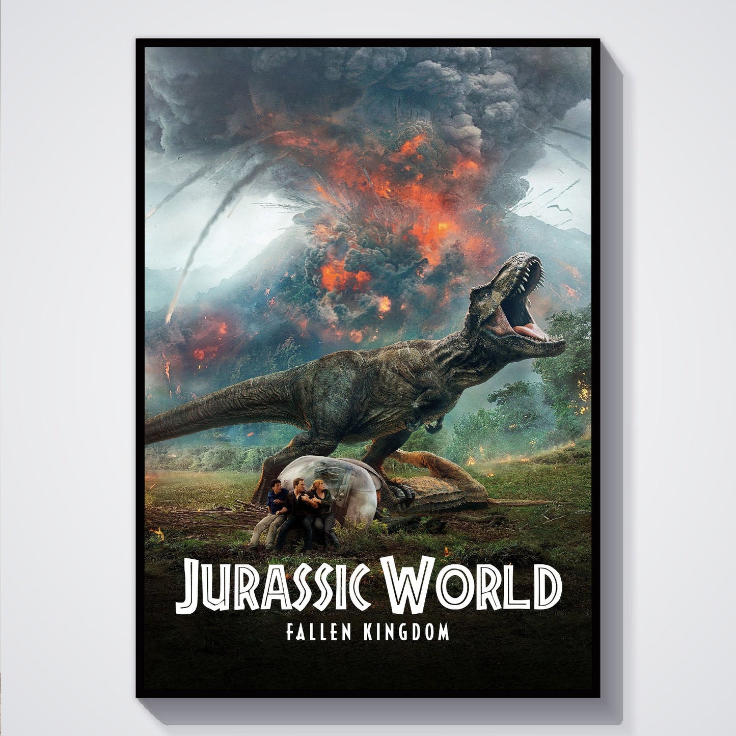 Flex Designs Poster Jurassic World Fallen Kingdom Classic 5 x 7" Home Goods - Movie 2018 Movie Poster