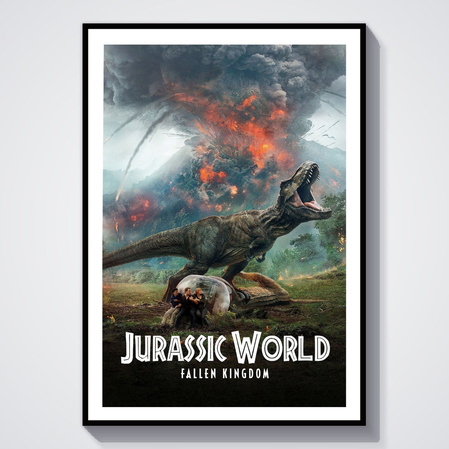 Flex Designs Poster Jurassic World Fallen Kingdom Classic 8 x 10" Home Goods - Movie 2018 Movie Poster
