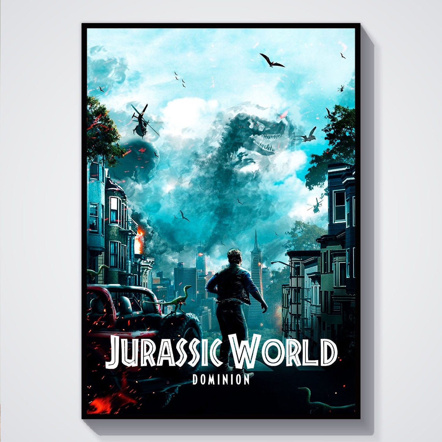 Flex Designs Poster Jurassic World Dominion Classic 5 x 7" Home Goods - Movie 2022 Movie Poster