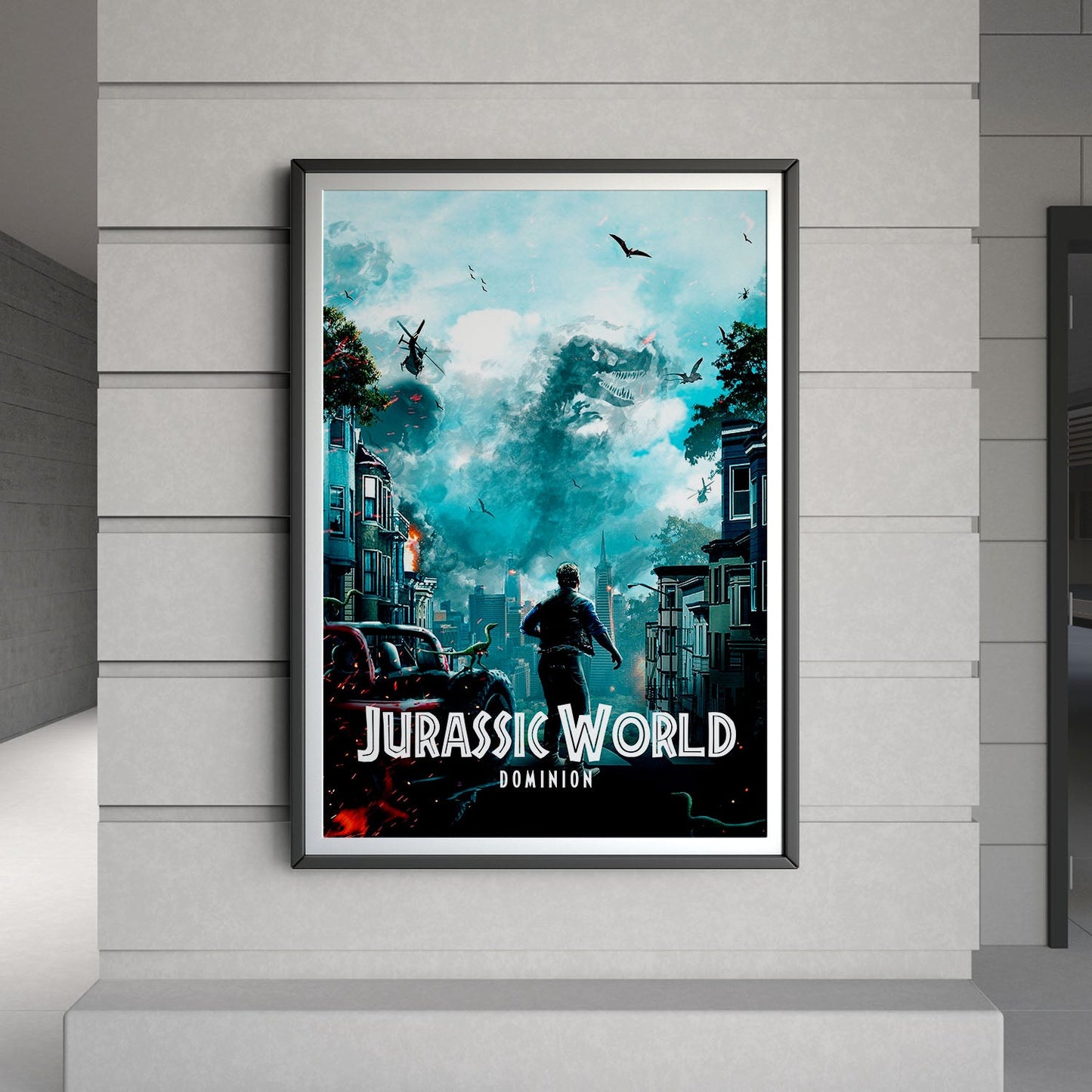 Flex Designs Poster Jurassic World Dominion Classic 8 x 10" Home Goods - Movie 2022 Movie Poster