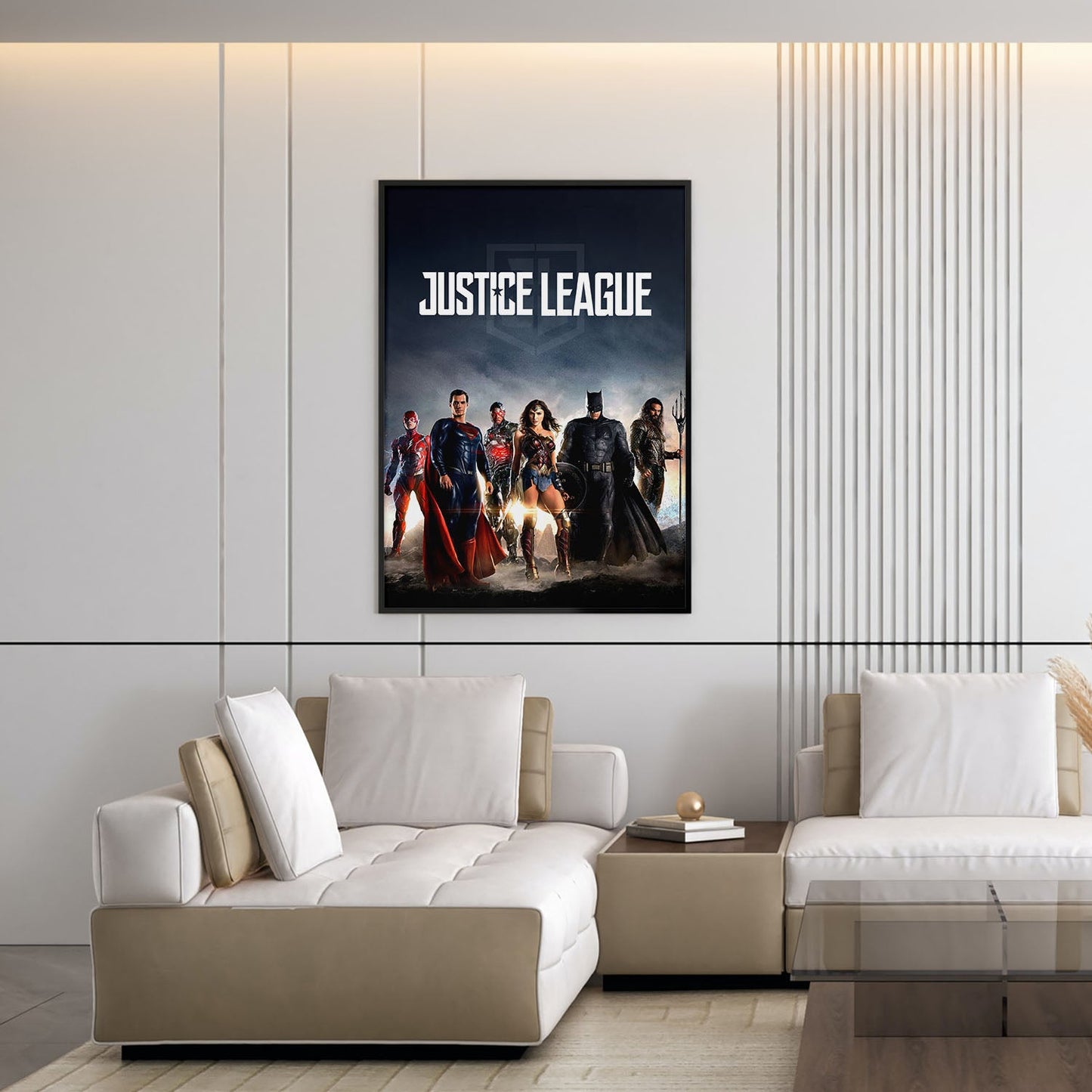Flex Designs Poster Justice League Key Art 5 x 7" Home Goods - Movie 2017 Movie Poster