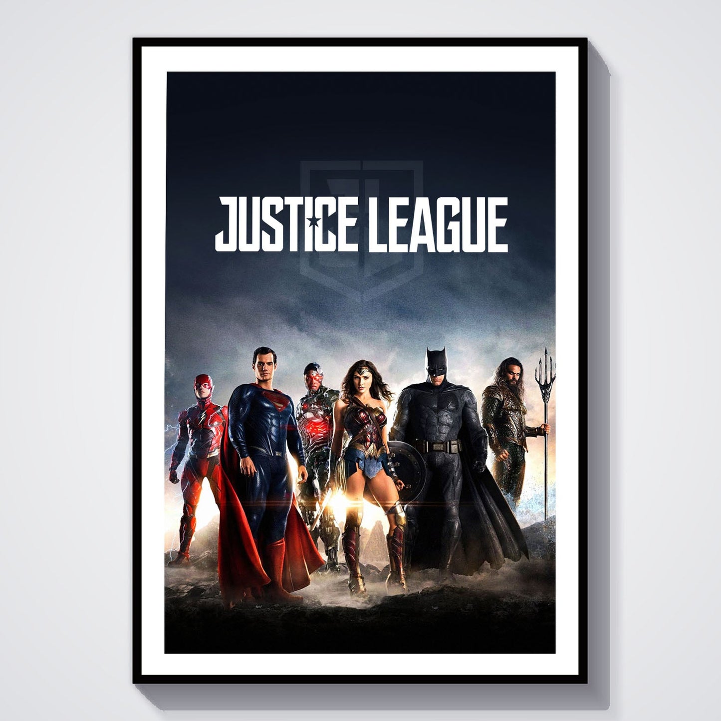 Flex Designs Poster Justice League Key Art 8 x 10" Home Goods - Movie 2017 Movie Poster
