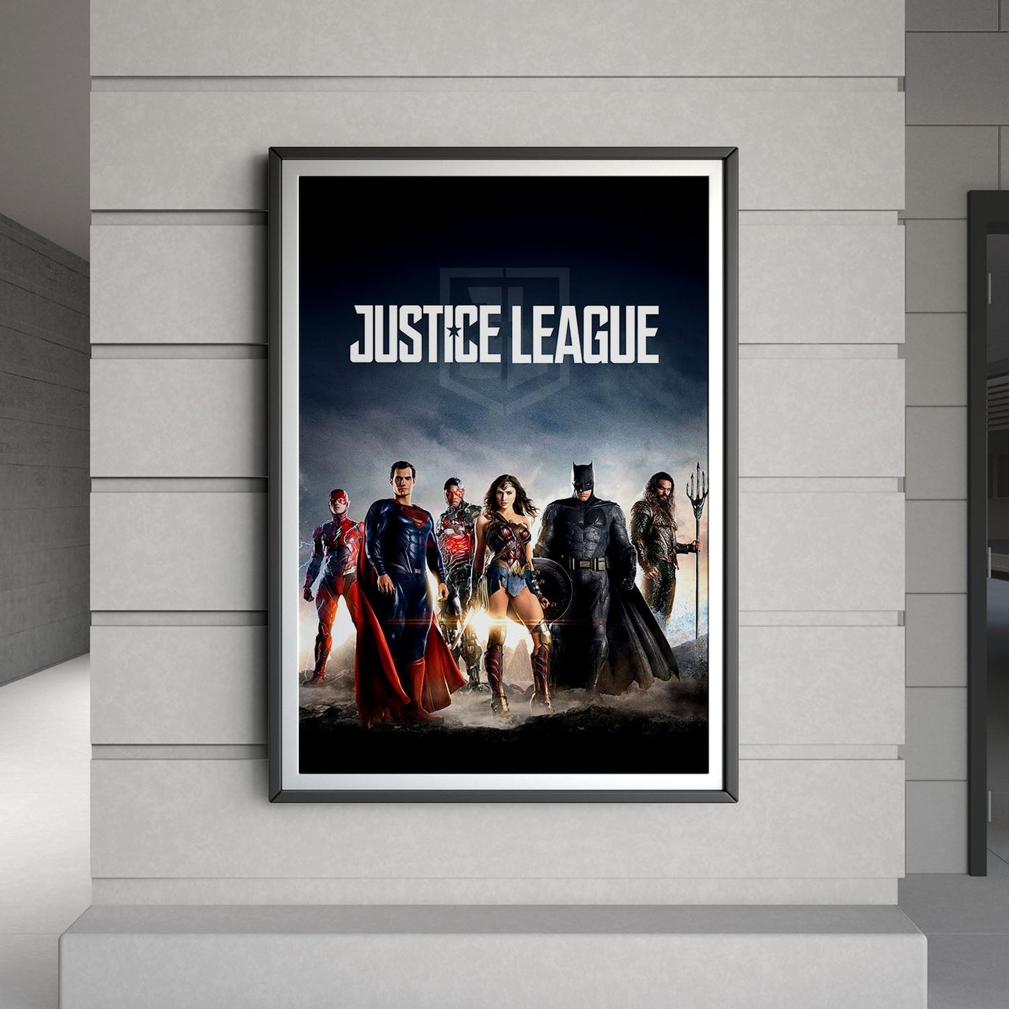 Flex Designs Poster Justice League Key Art 8 x 10" Home Goods - Movie 2017 Movie Poster