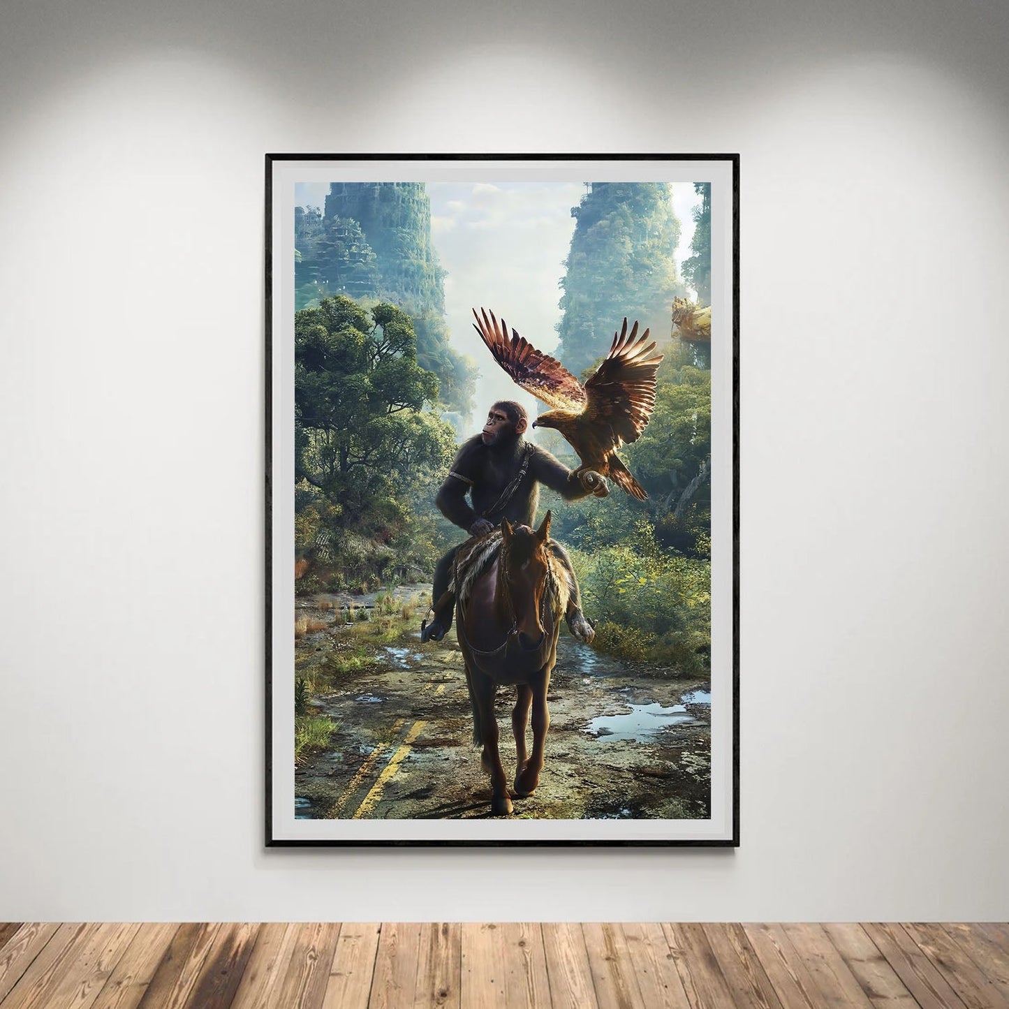 Flex Designs Poster Kingdom of the Planet of the Apes Key Art 5 x 7" Home Goods - Movie 2024 Movie Poster
