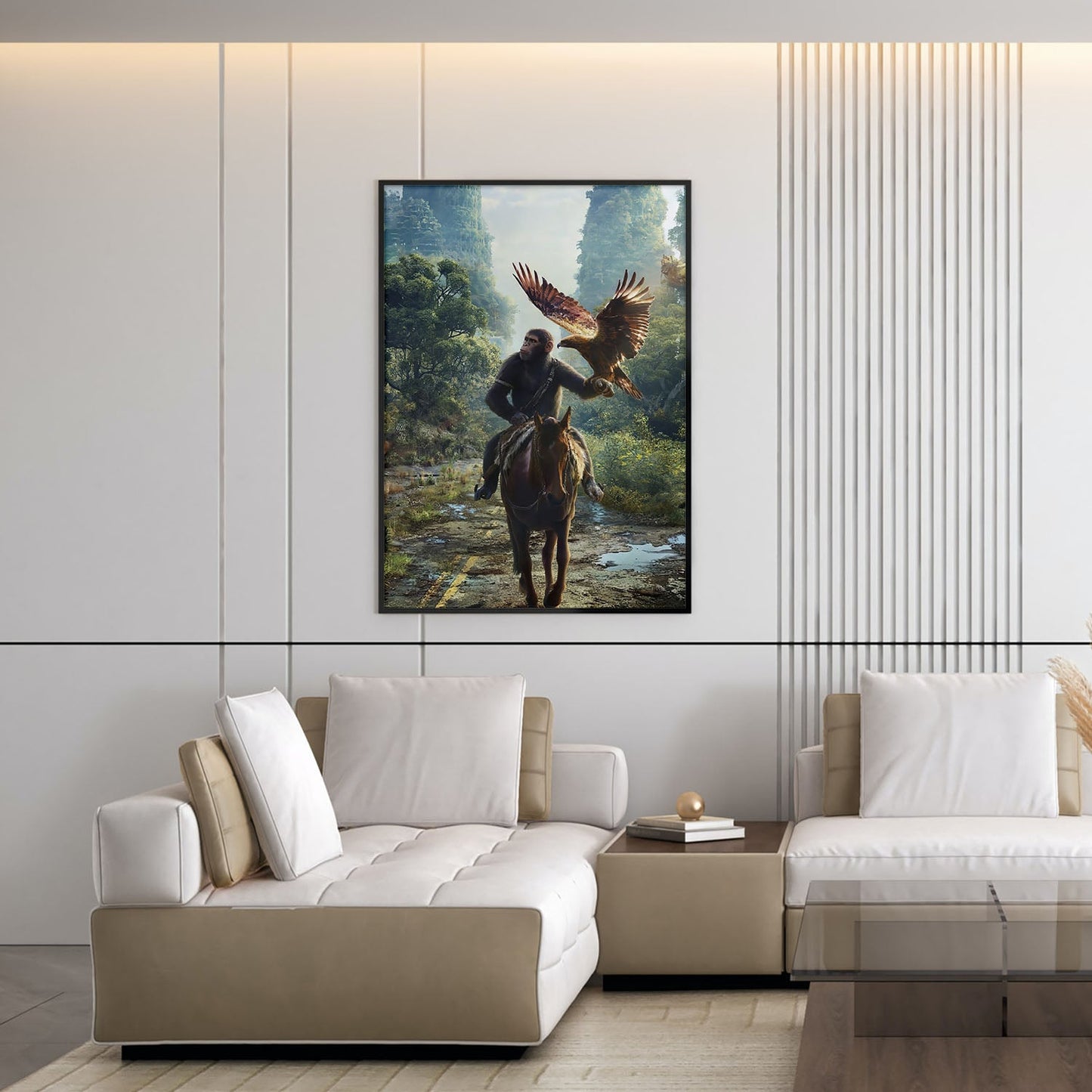 Flex Designs Poster Kingdom of the Planet of the Apes Key Art 5 x 7" Home Goods - Movie 2024 Movie Poster