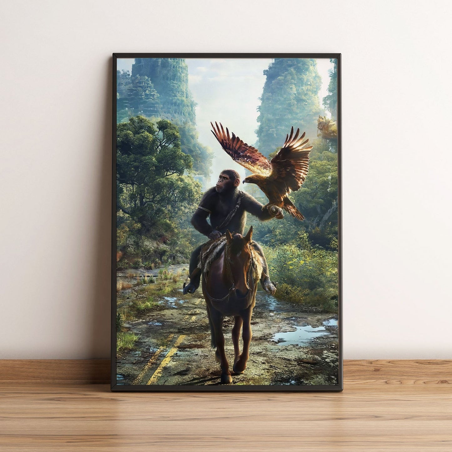Flex Designs Poster Kingdom of the Planet of the Apes Key Art 5 x 7" Home Goods - Movie 2024 Movie Poster