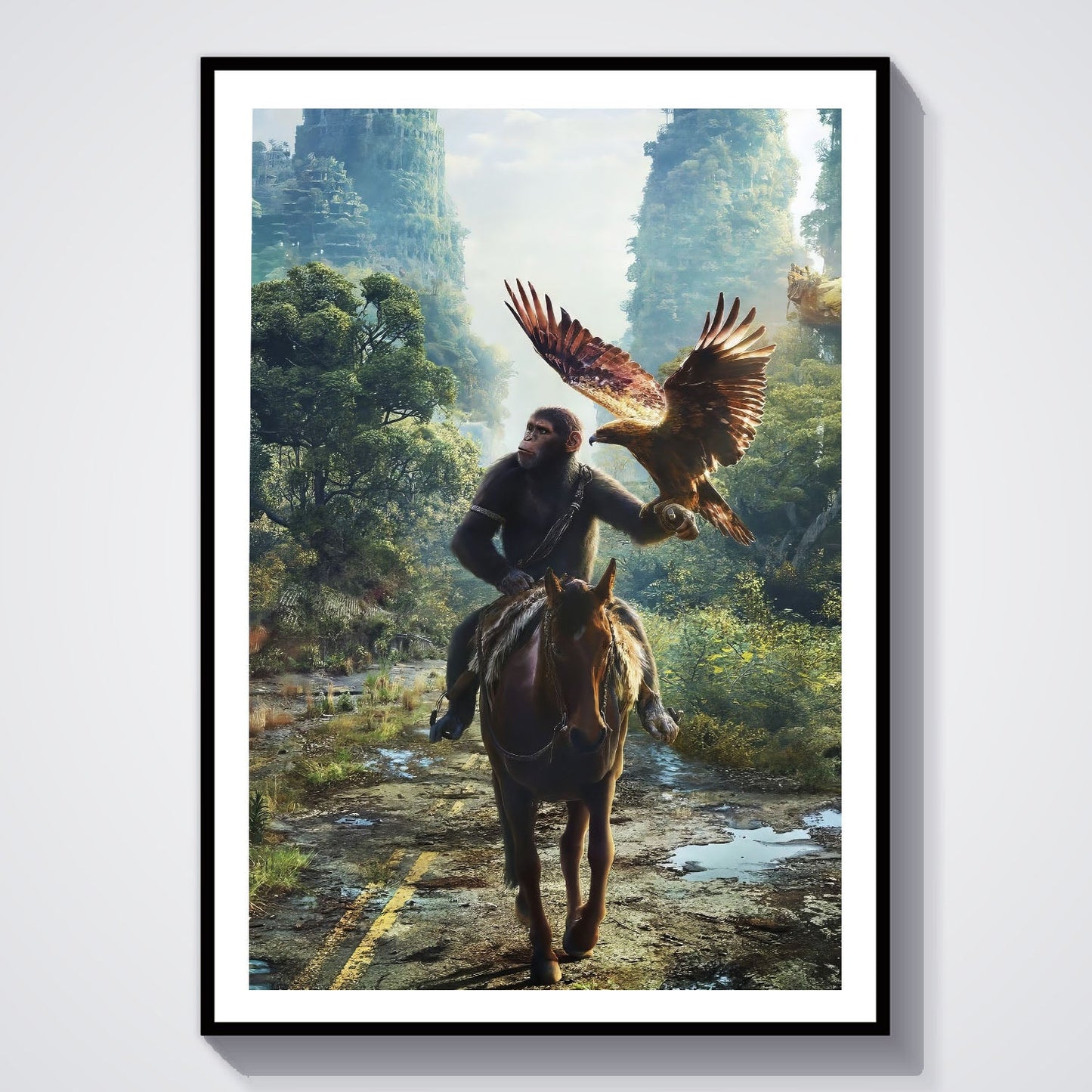 Flex Designs Poster Kingdom of the Planet of the Apes Key Art 8 x 10" Home Goods - Movie 2024 Movie Poster
