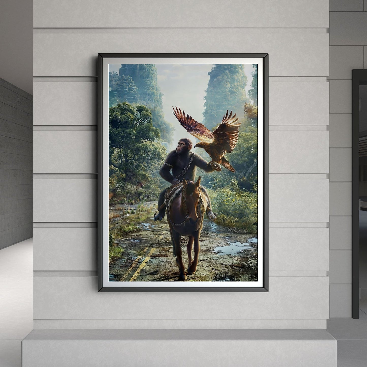 Flex Designs Poster Kingdom of the Planet of the Apes Key Art 8 x 10" Home Goods - Movie 2024 Movie Poster