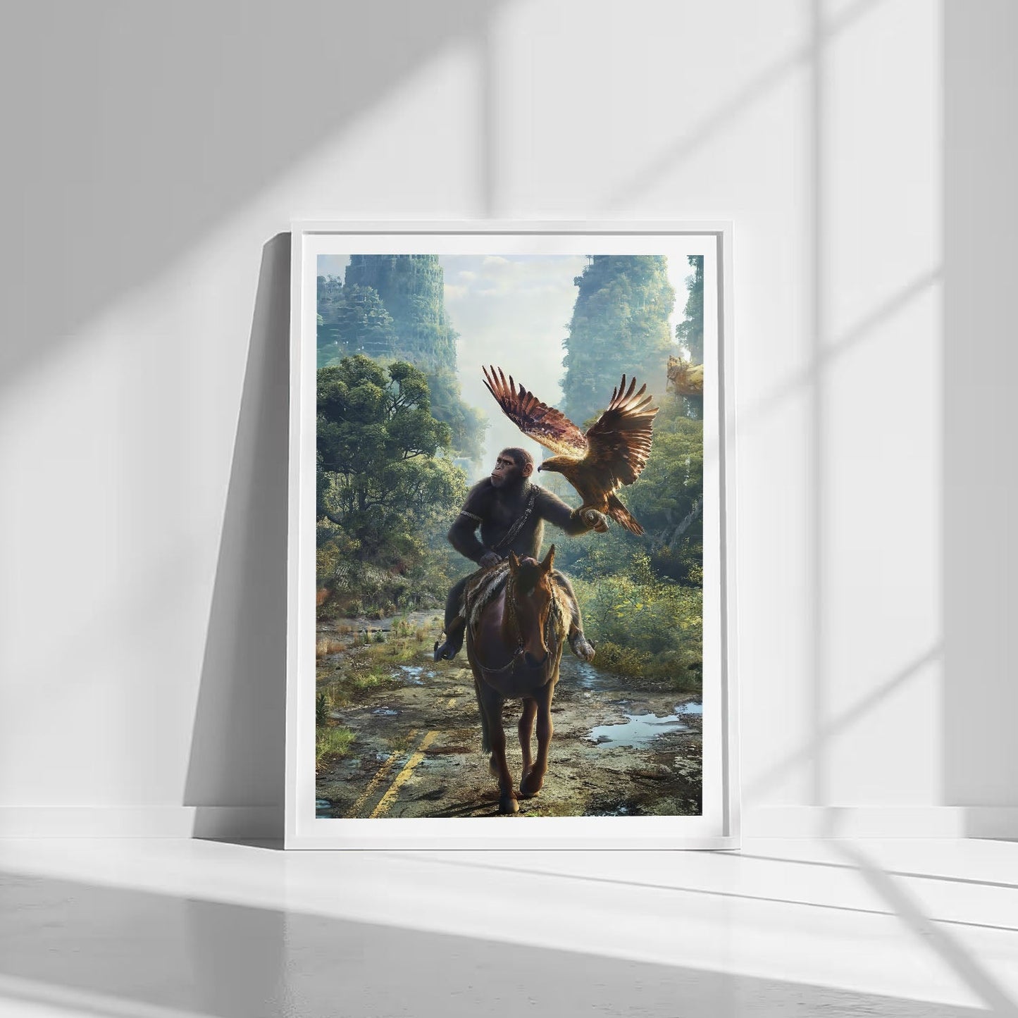 Flex Designs Poster Kingdom of the Planet of the Apes Key Art 8 x 10" Home Goods - Movie 2024 Movie Poster