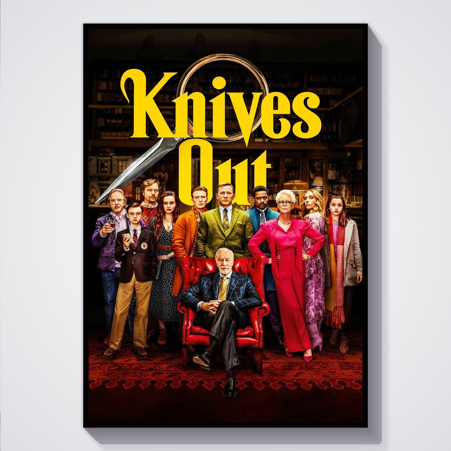 Flex Designs Poster Knives Out 5 x 7" Home Goods - Movie 2019 Movie Poster