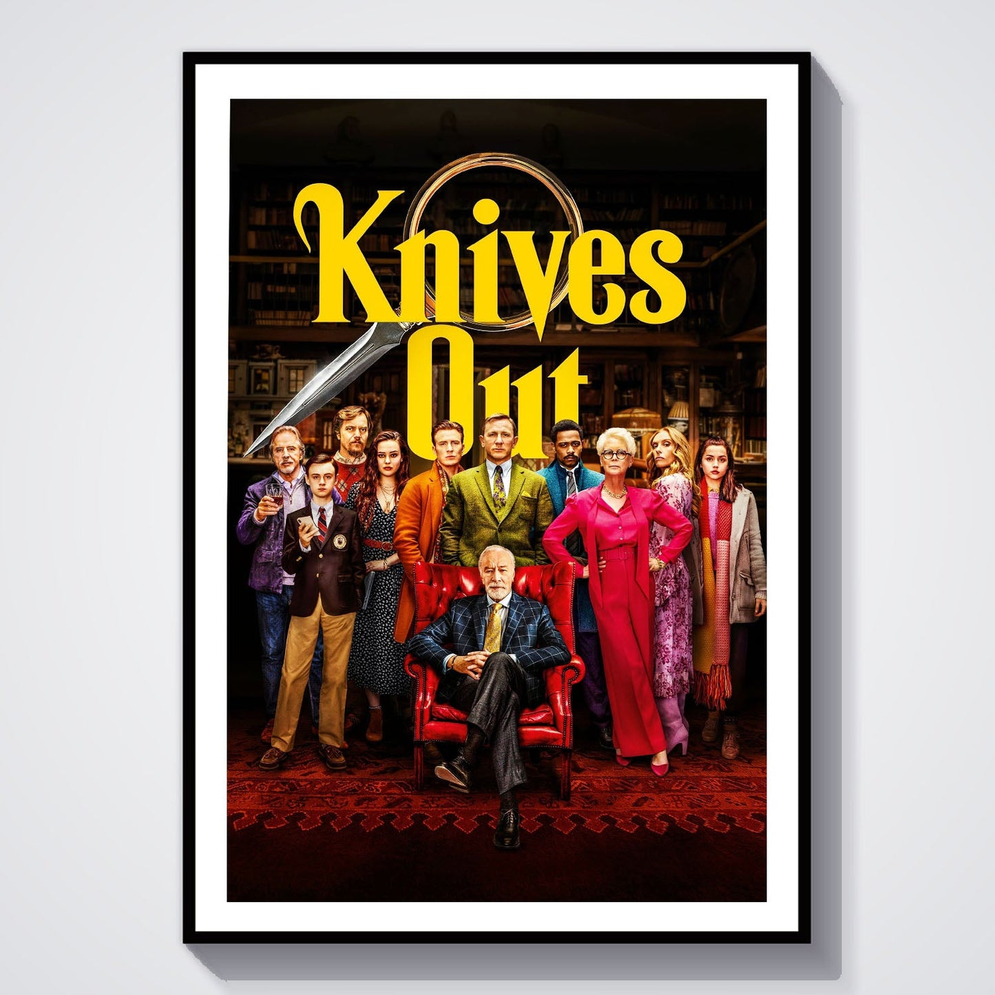 Flex Designs Poster Knives Out 8 x 10" Home Goods - Movie 2019 Movie Poster