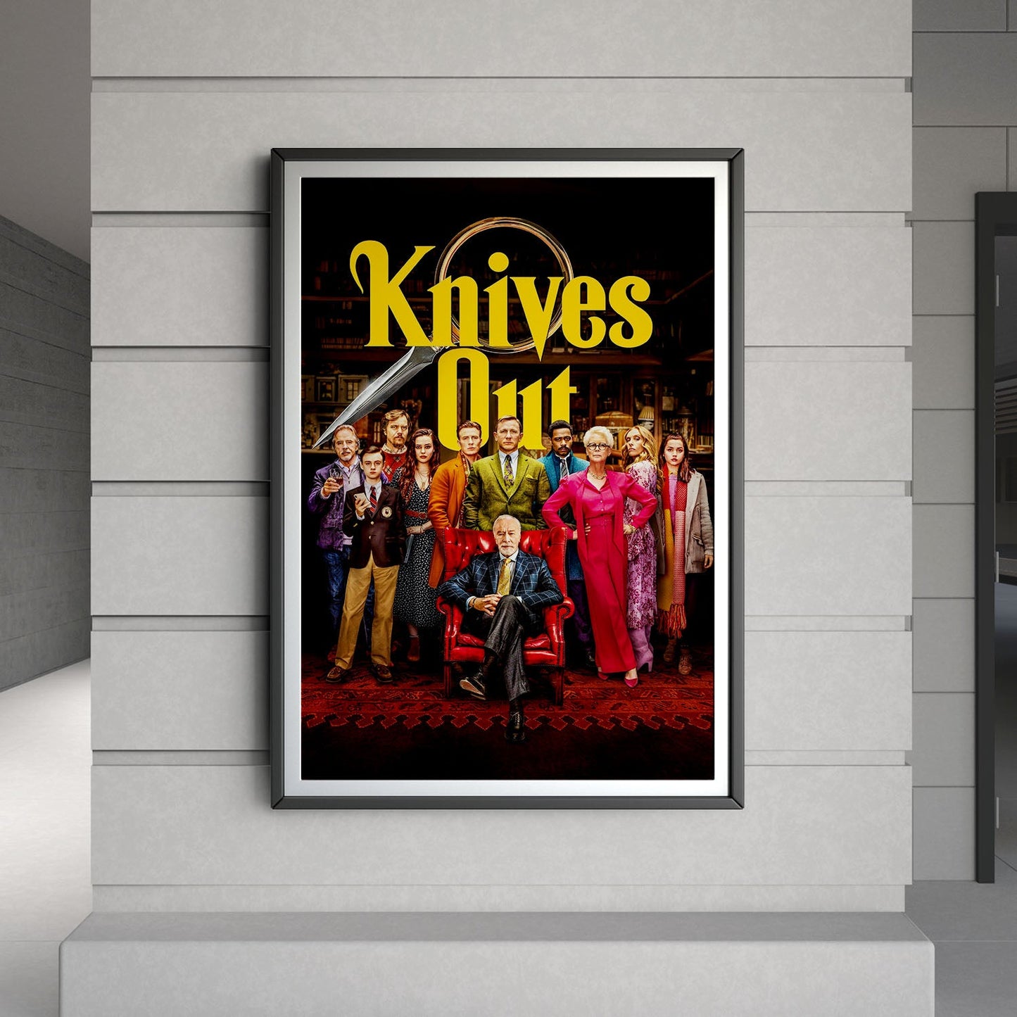 Flex Designs Poster Knives Out 8 x 10" Home Goods - Movie 2019 Movie Poster