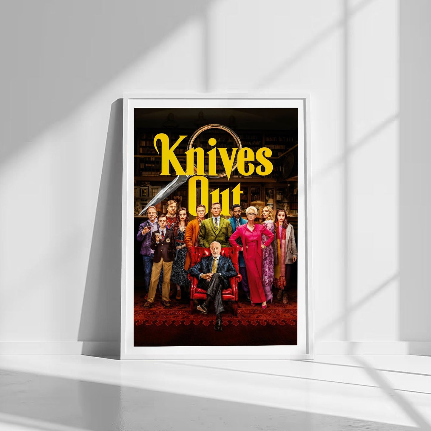 Flex Designs Poster Knives Out 8 x 10" Home Goods - Movie 2019 Movie Poster