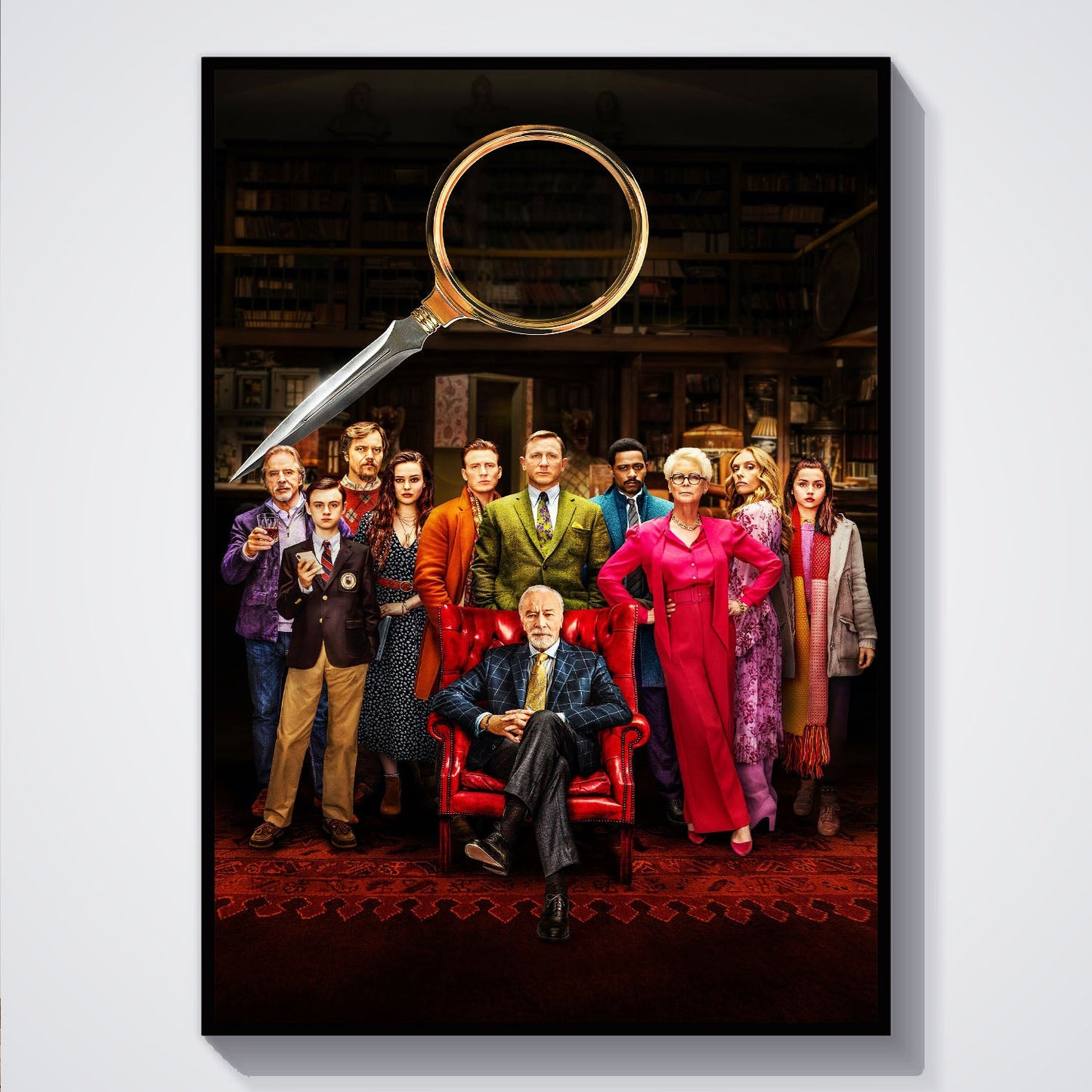 Flex Designs Poster Knives Out Key Art 5 x 7" Home Goods - Movie 2019 Movie Poster