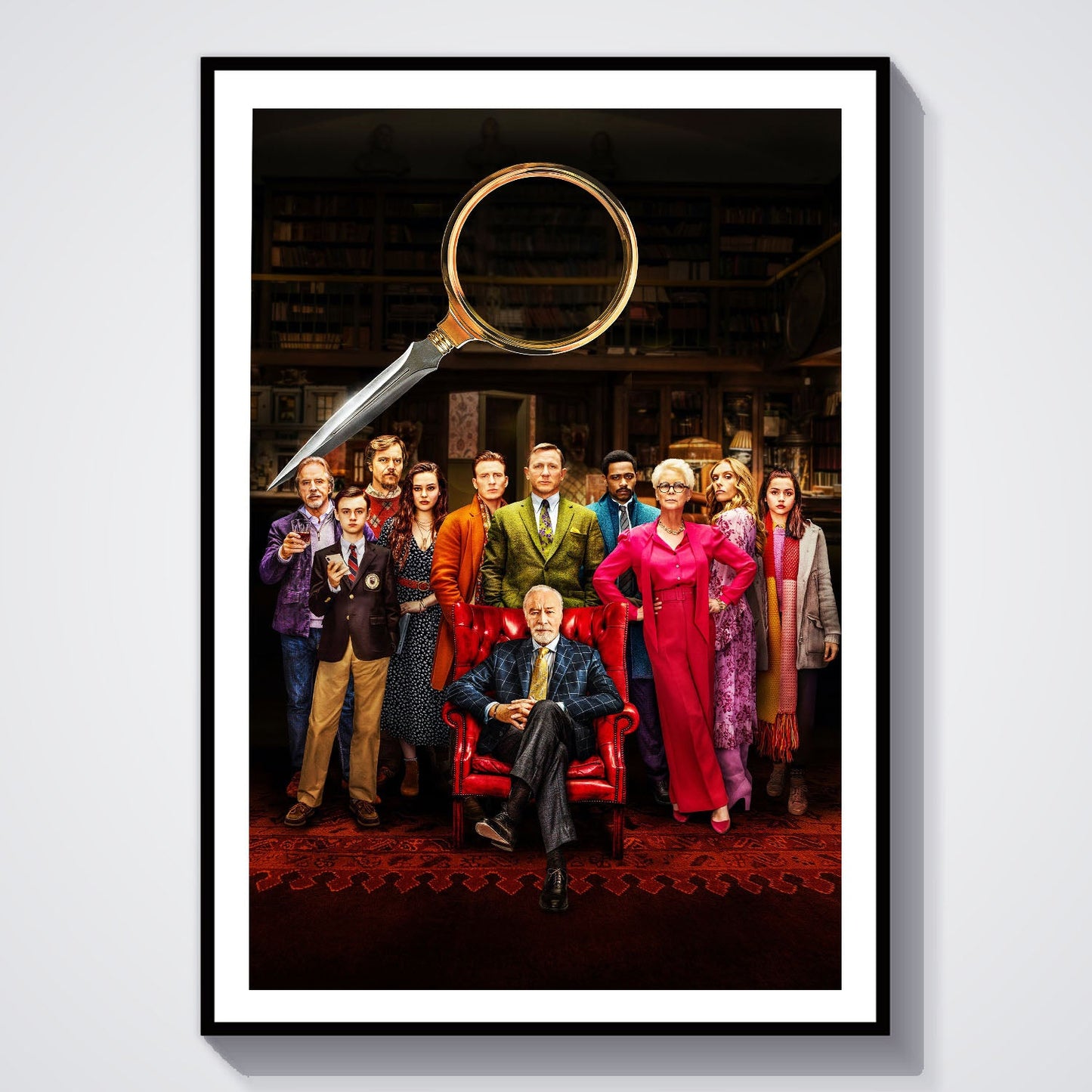 Flex Designs Poster Knives Out Key Art 8 x 10" Home Goods - Movie 2019 Movie Poster