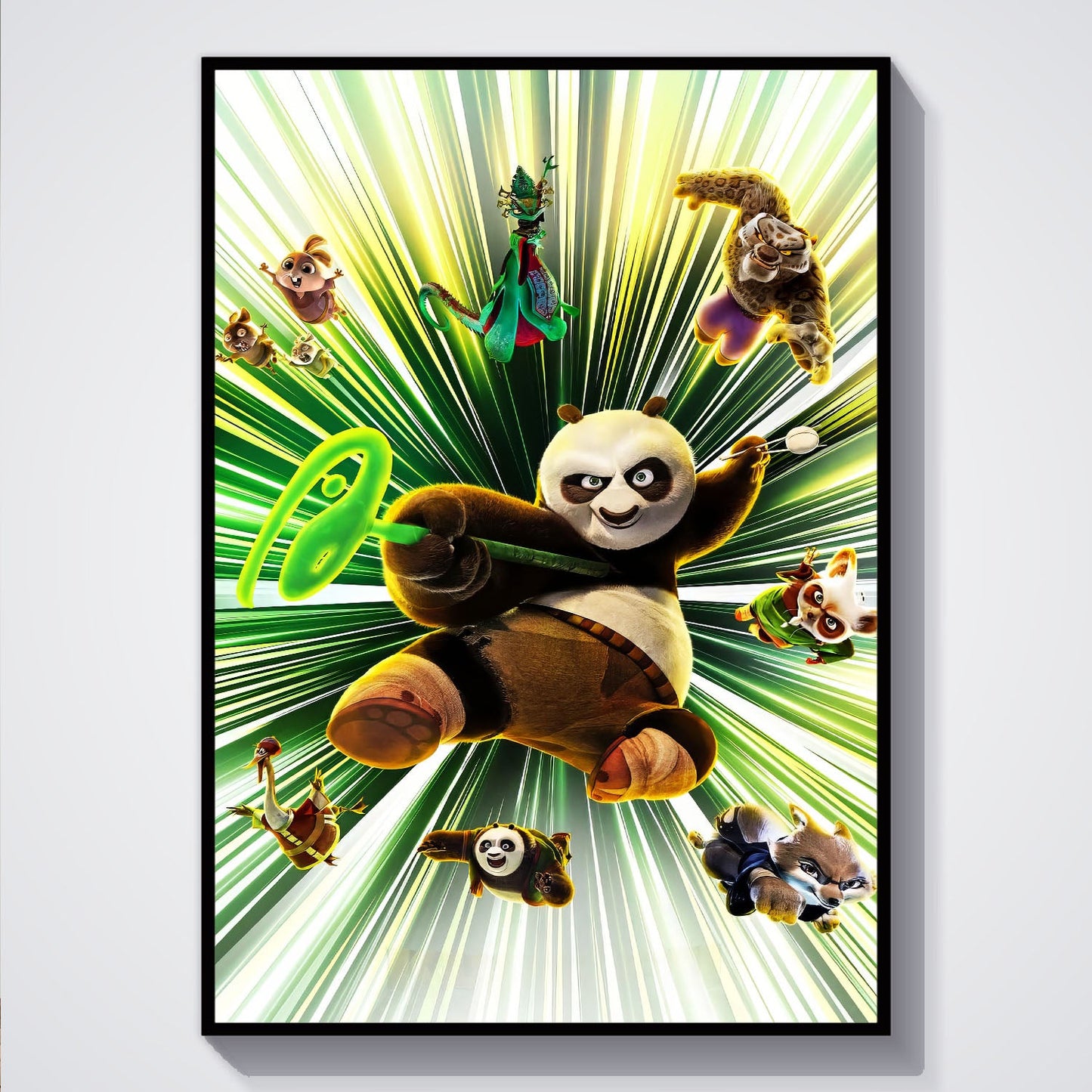 Flex Designs Poster Kung Fu Panda 4 Textless 5 x 7" Home Goods - Movie 2024 Movie Poster