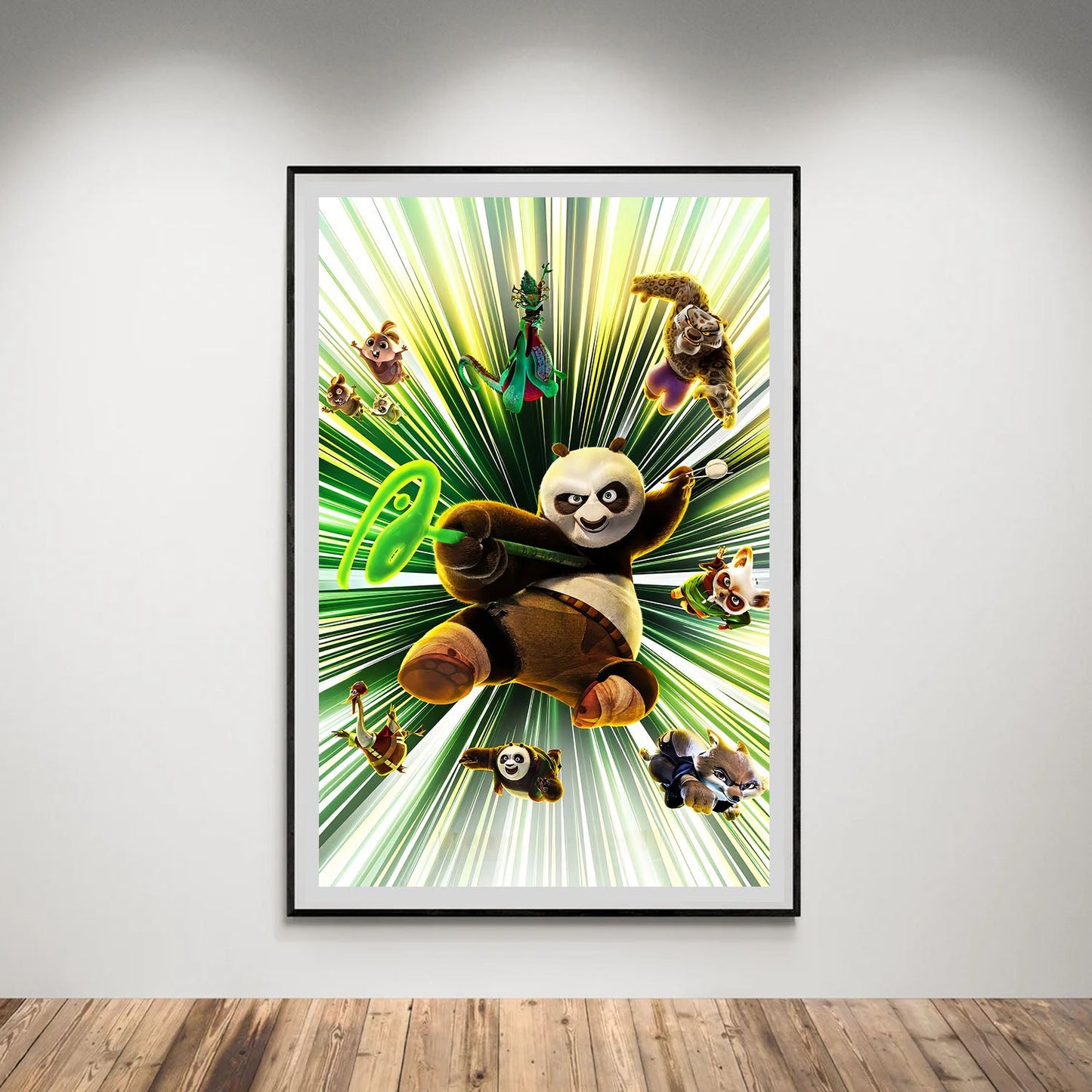 Flex Designs Poster Kung Fu Panda 4 Textless 5 x 7" Home Goods - Movie 2024 Movie Poster