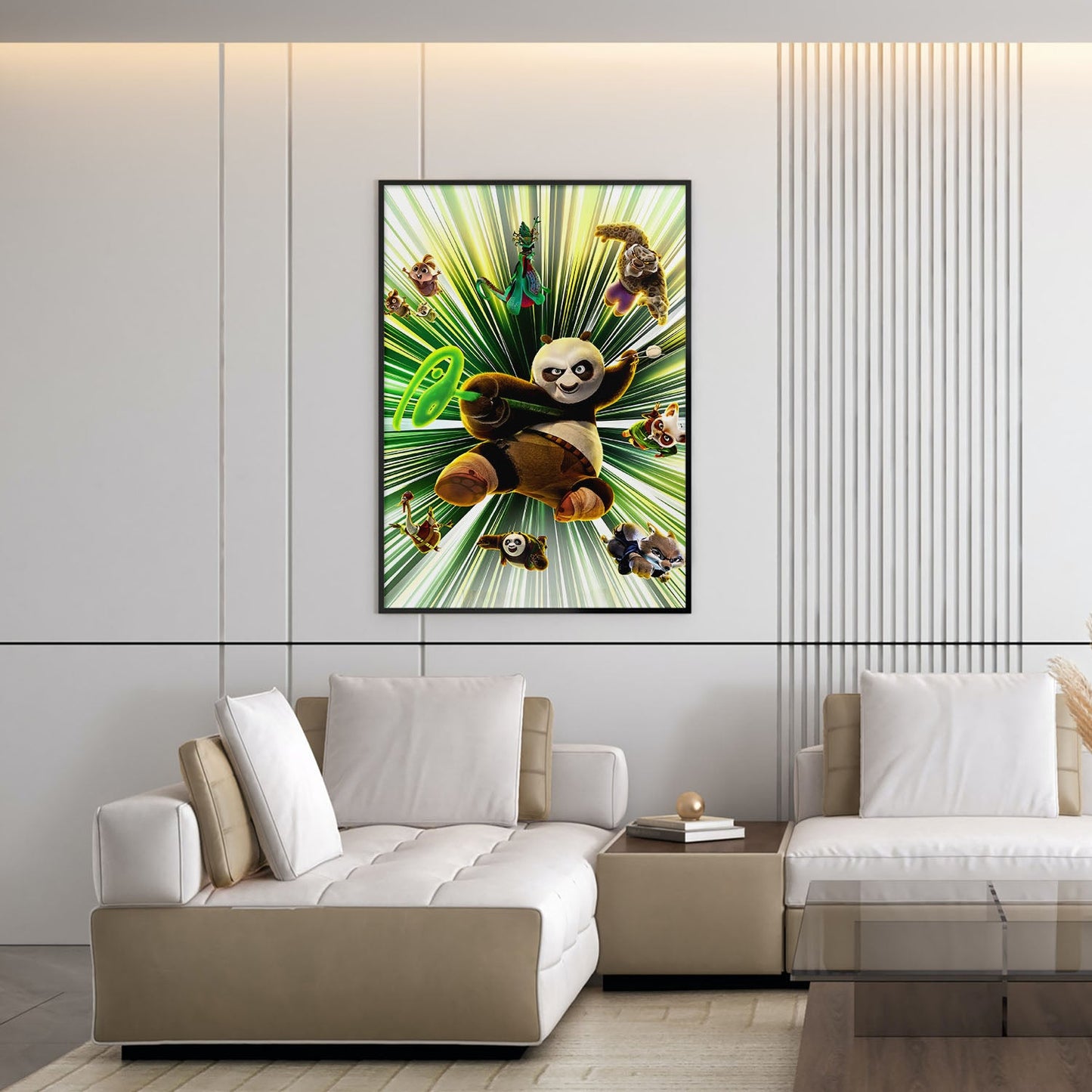 Flex Designs Poster Kung Fu Panda 4 Textless 5 x 7" Home Goods - Movie 2024 Movie Poster