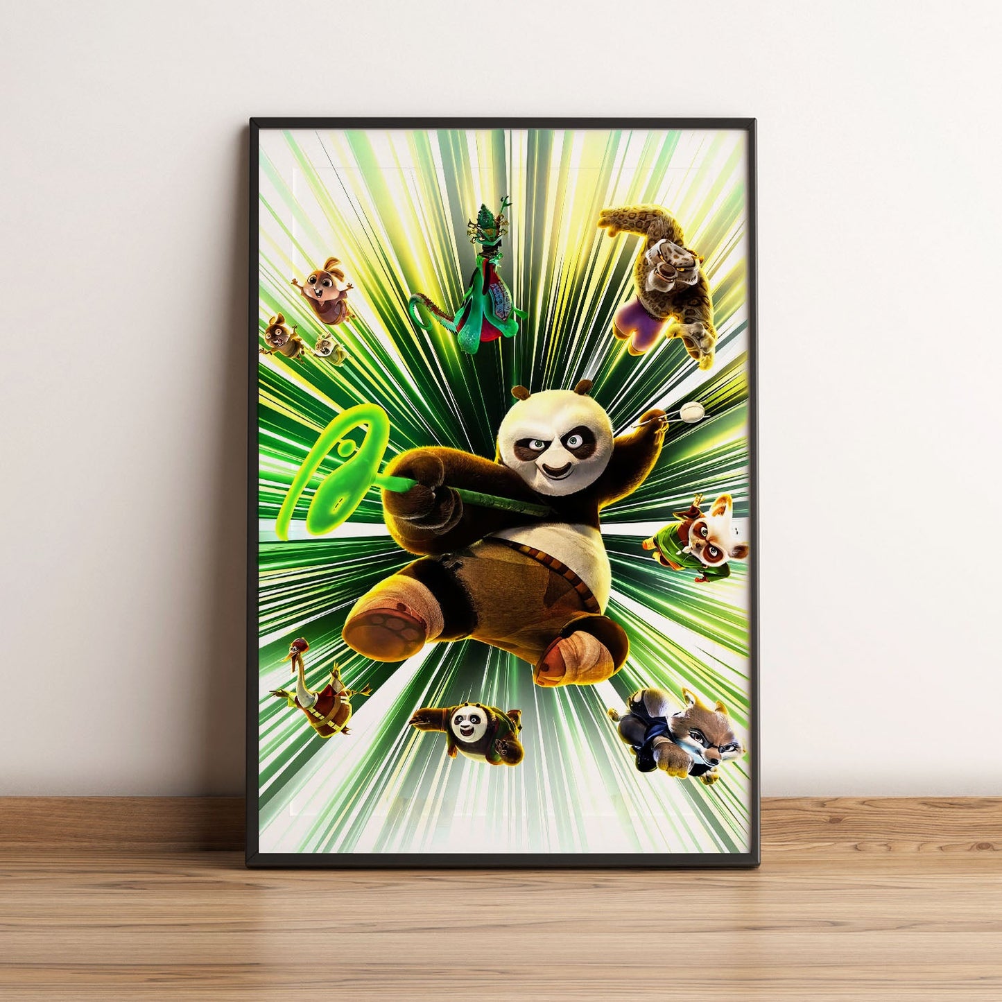 Flex Designs Poster Kung Fu Panda 4 Textless 5 x 7" Home Goods - Movie 2024 Movie Poster