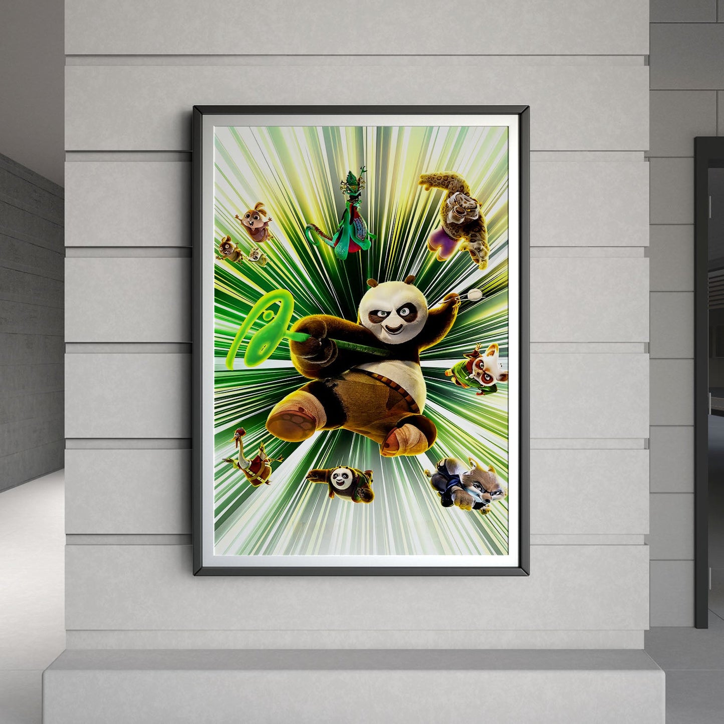 Flex Designs Poster Kung Fu Panda 4 Textless 8 x 10" Home Goods - Movie 2024 Movie Poster