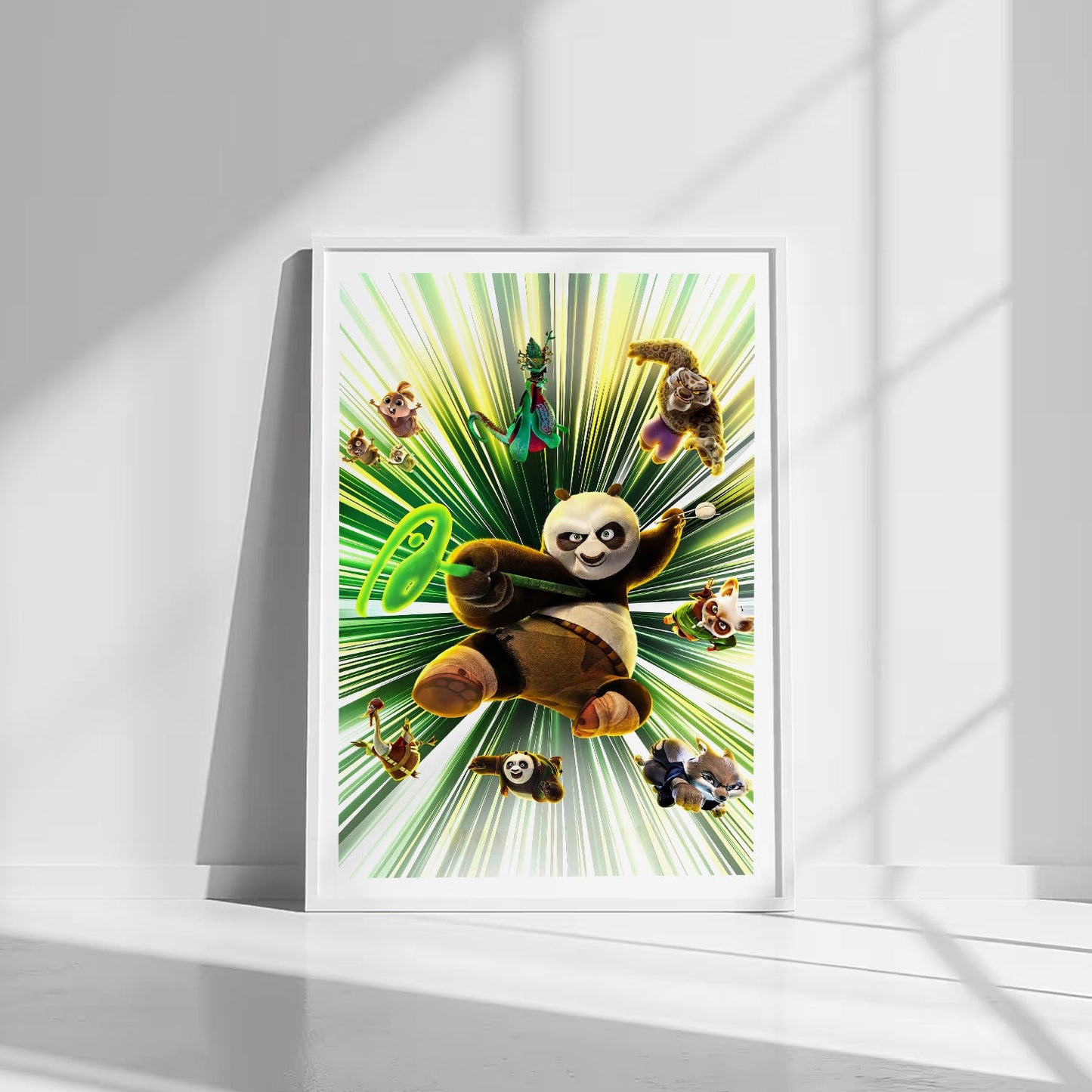 Flex Designs Poster Kung Fu Panda 4 Textless 8 x 10" Home Goods - Movie 2024 Movie Poster