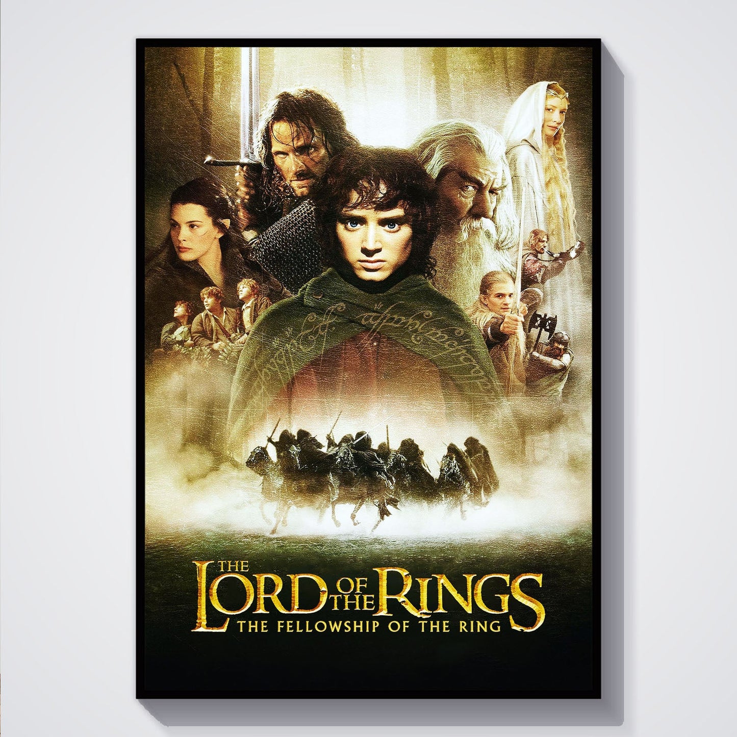 Flex Designs Poster The Lord of the Rings The Fellowship of the Ring 5 x 7" Home Goods - Movie 2001 Movie Poster