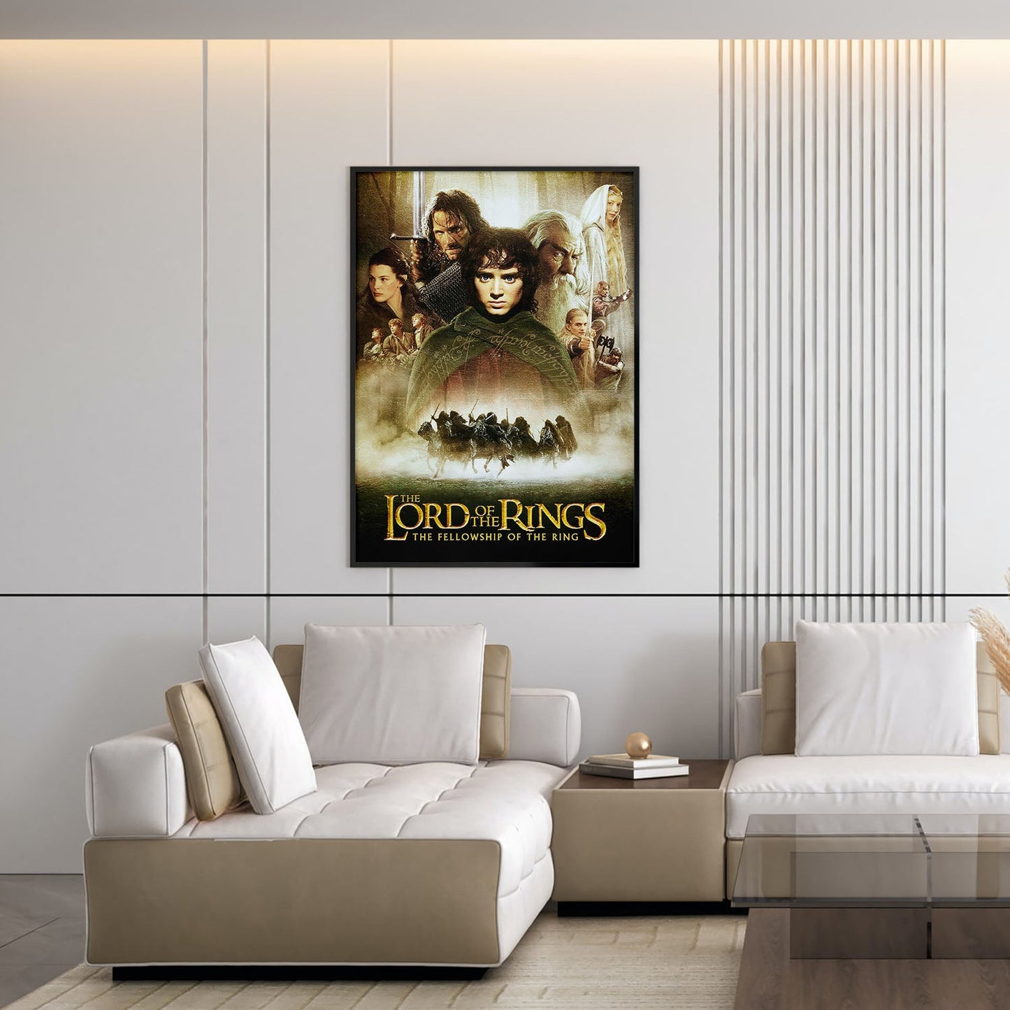 Flex Designs Poster The Lord of the Rings The Fellowship of the Ring 5 x 7" Home Goods - Movie 2001 Movie Poster