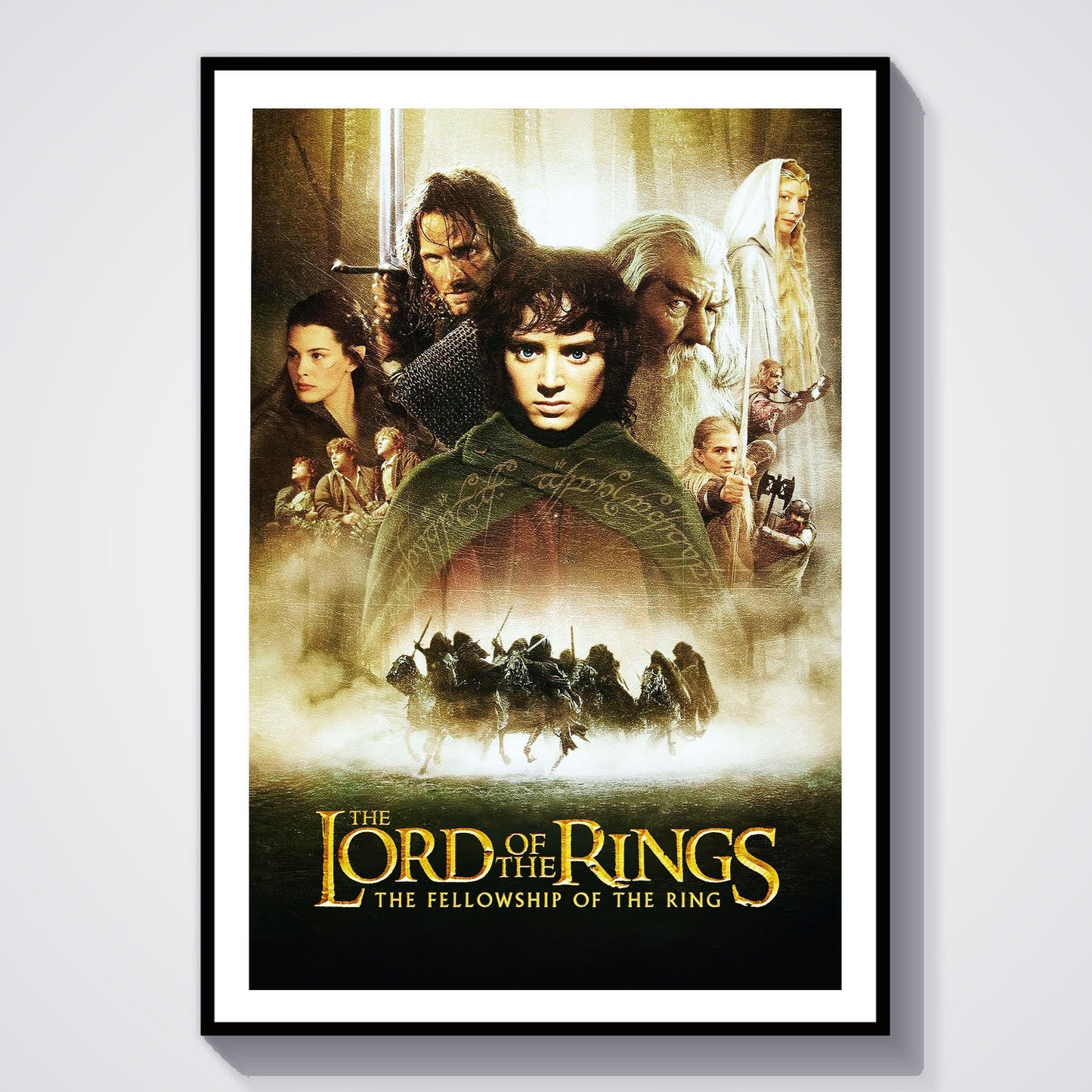 Flex Designs Poster The Lord of the Rings The Fellowship of the Ring 8 x 10" Home Goods - Movie 2001 Movie Poster