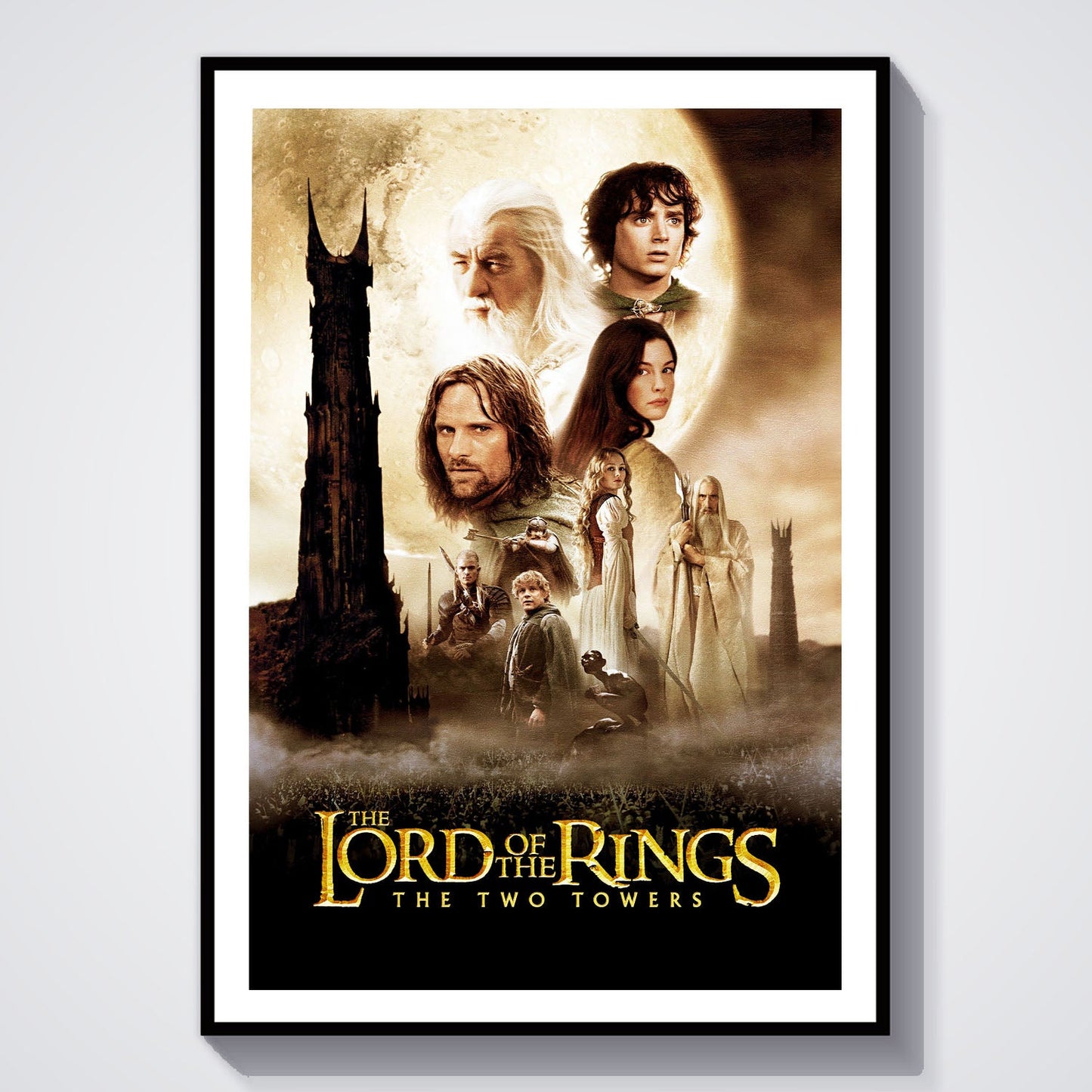 Flex Designs Poster The Lord of the Rings The Two Towers 8 x 10" Home Goods - Movie 2002 Movie Poster