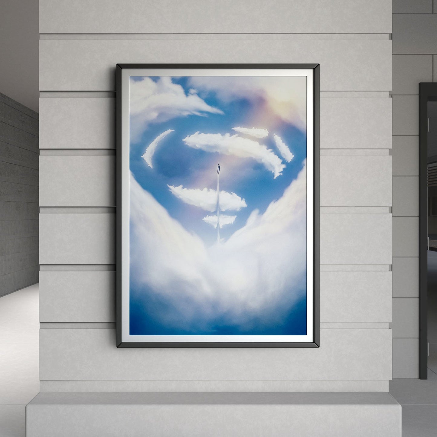 Flex Designs Poster Man of Steel Symbol 8 x 10" Home Goods - Movie 2013 Movie Poster