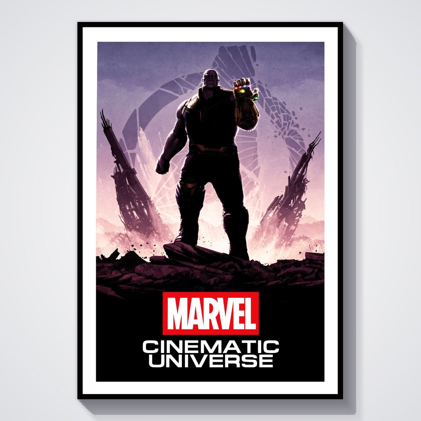 Flex Designs Poster Marvel Cinematic Universe 8 x 10" Home Goods - Movie Movie Poster