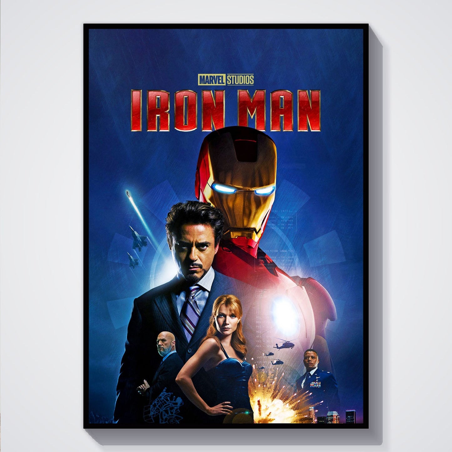 Flex Designs Poster Iron Man 5 x 7" Home Goods - Movie 2008 Movie Poster