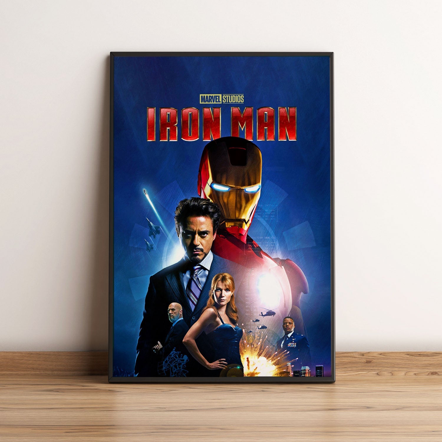 Flex Designs Poster Iron Man 5 x 7" Home Goods - Movie 2008 Movie Poster