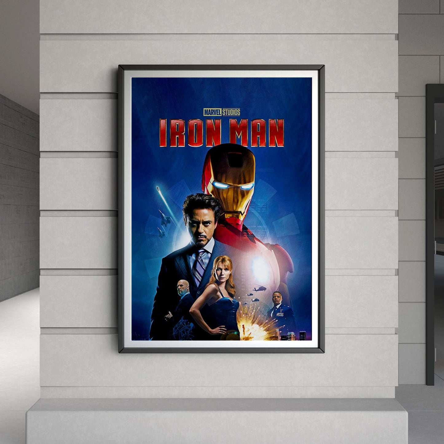 Flex Designs Poster Iron Man 8 x 10" Home Goods - Movie 2008 Movie Poster